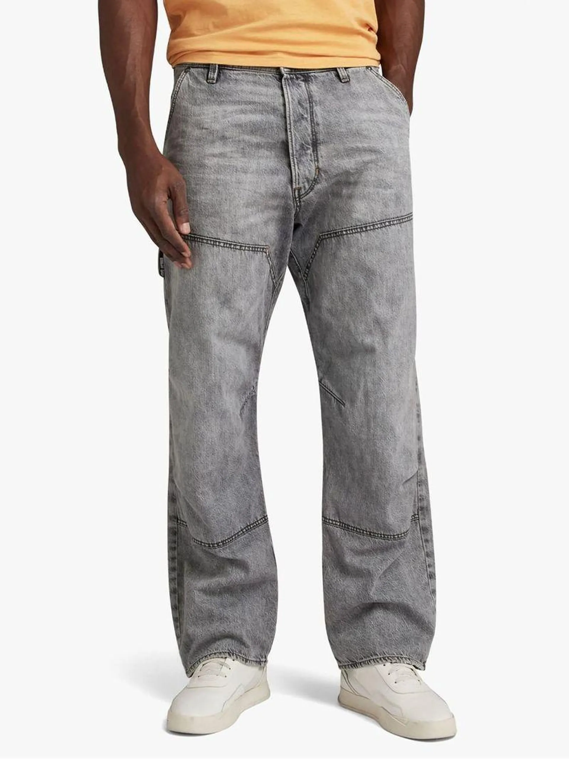 G-Star Men's Carpenter 3D Grey Loose Jeans