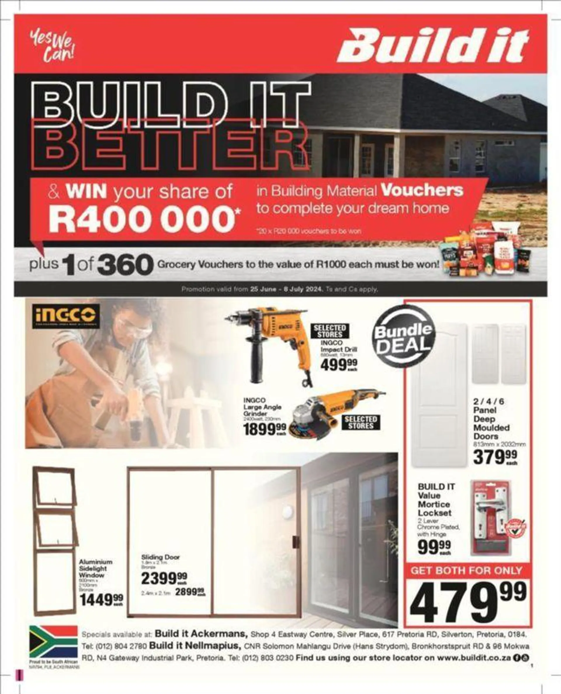 Build It Specials from 25 June to 8 July 2024 - Catalogue Page 1