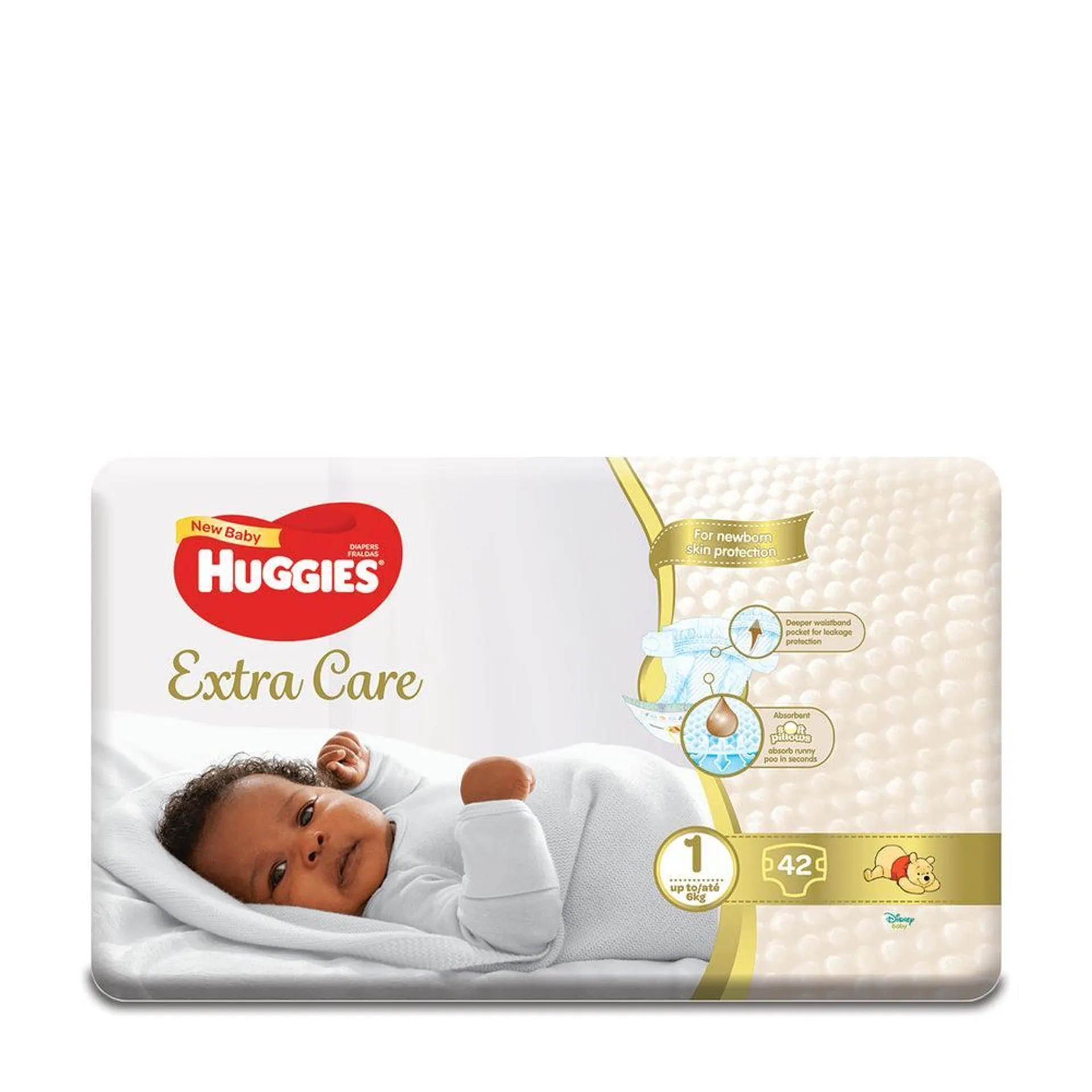 Huggies Size 1 Extra Care Newborn 42'S