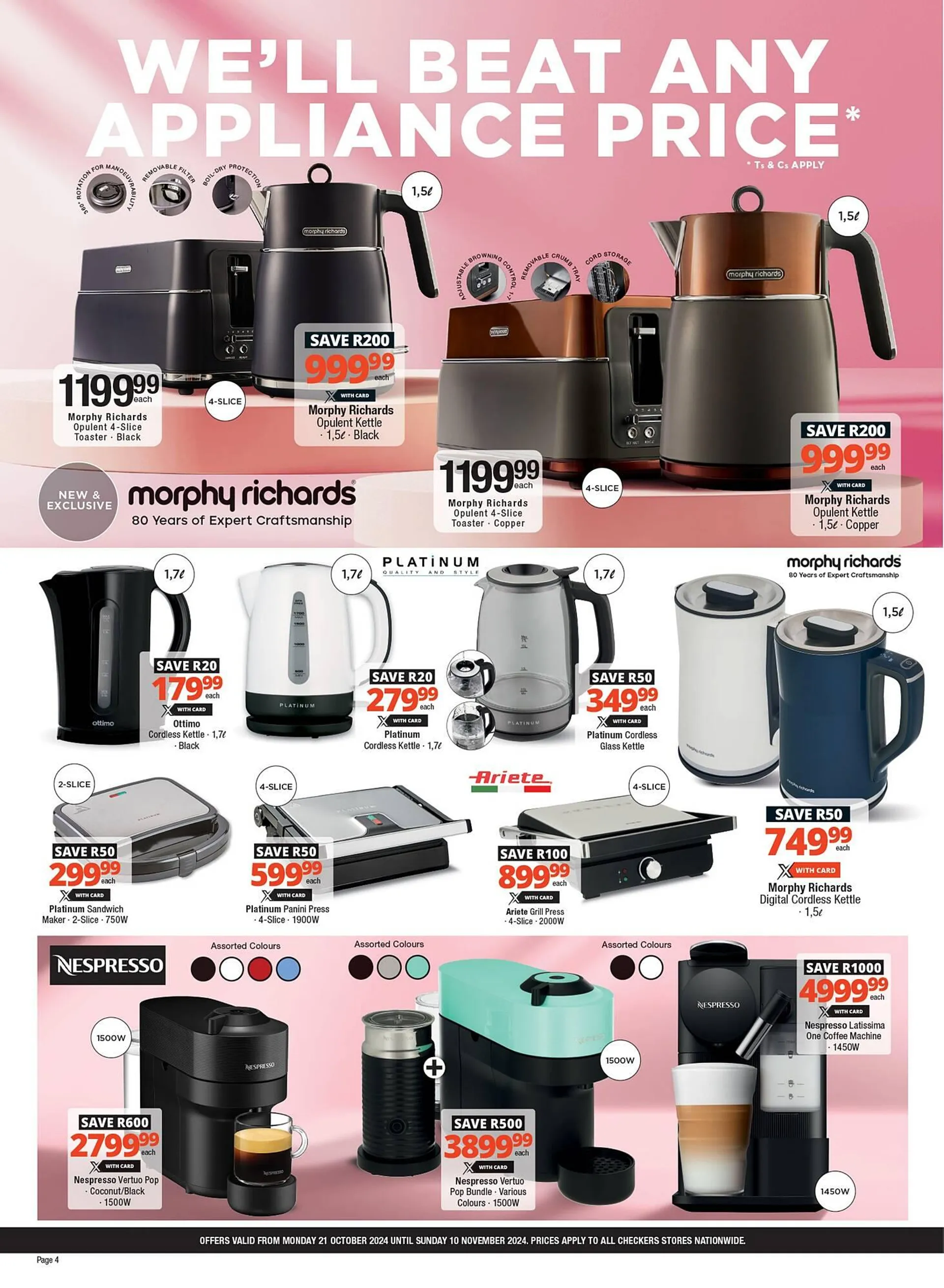 Checkers catalogue from 21 October to 10 November 2024 - Catalogue Page 4