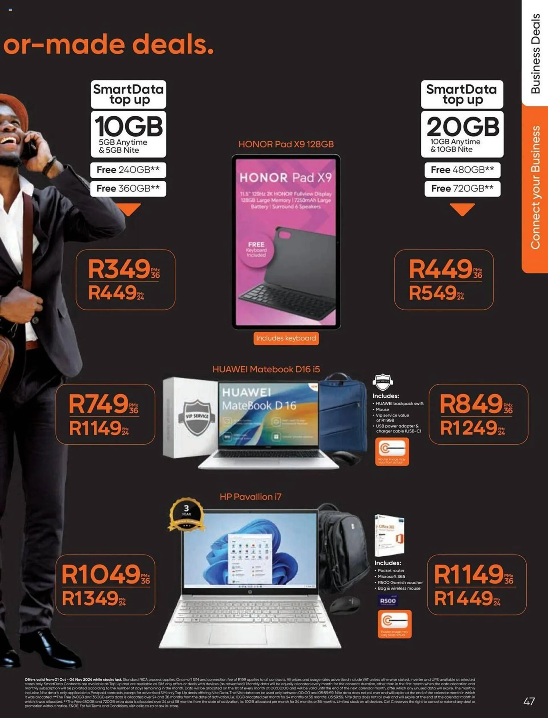 Cell C catalogue from 1 October to 4 November 2024 - Catalogue Page 47