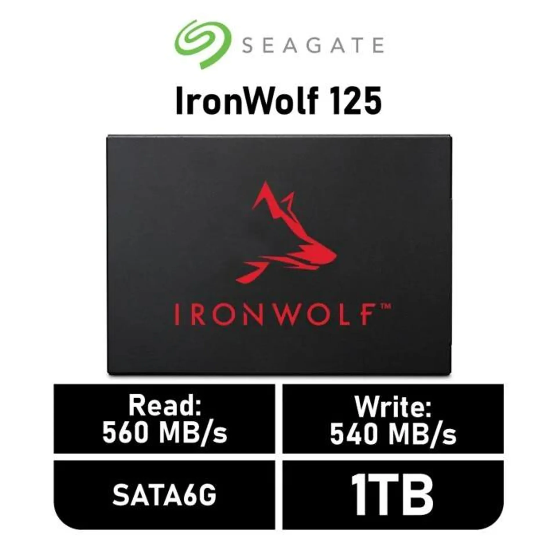 Seagate IronWolf 125 1TB SATA6G ZA1000NM1A002 2.5" Solid State Drive