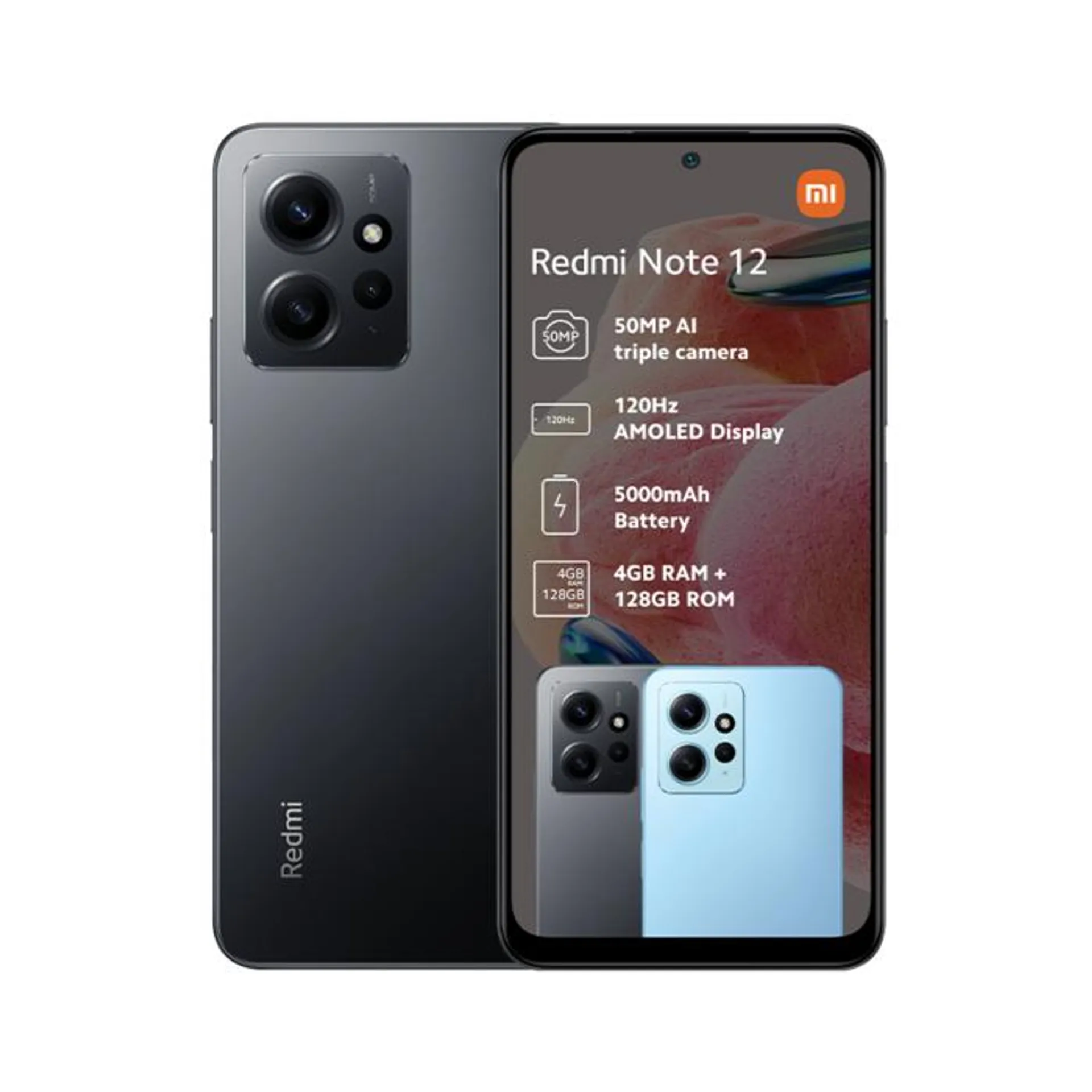 Xiaomi Redmi Note 12 128GB Onyx Grey