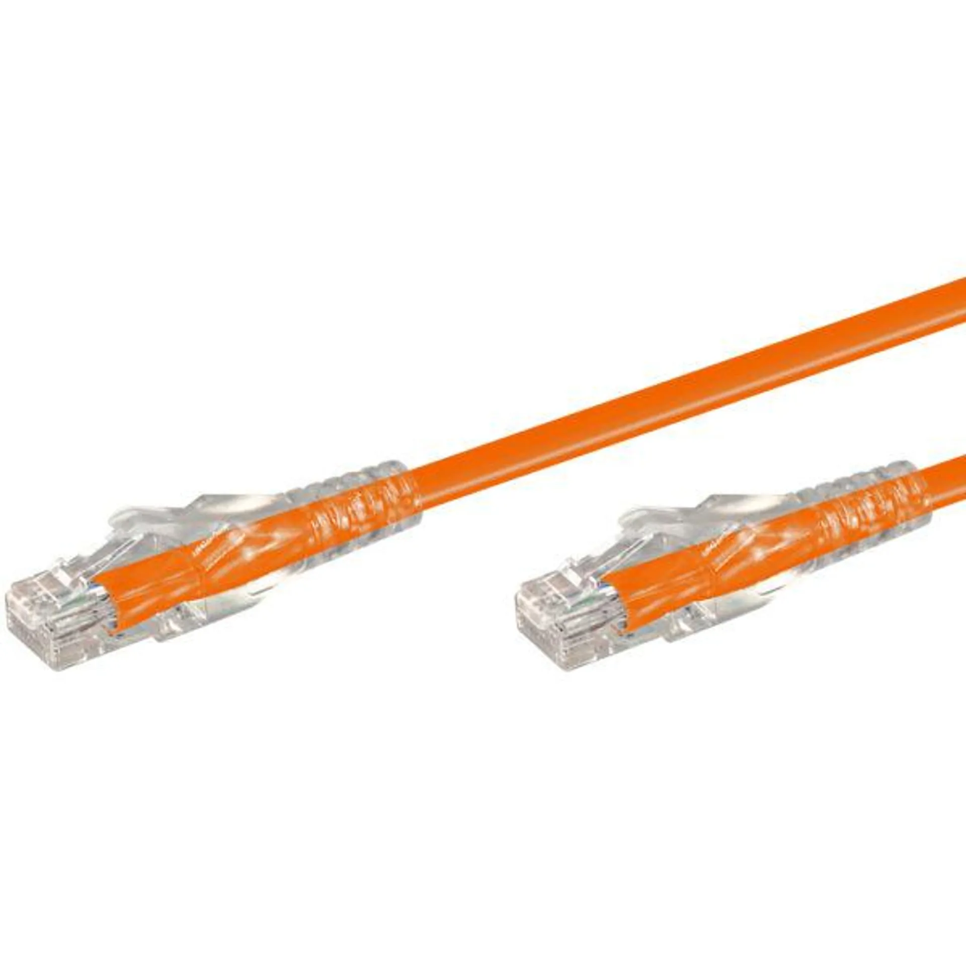 LINQNET 1M CAT6 ORANGE FLYLEAD