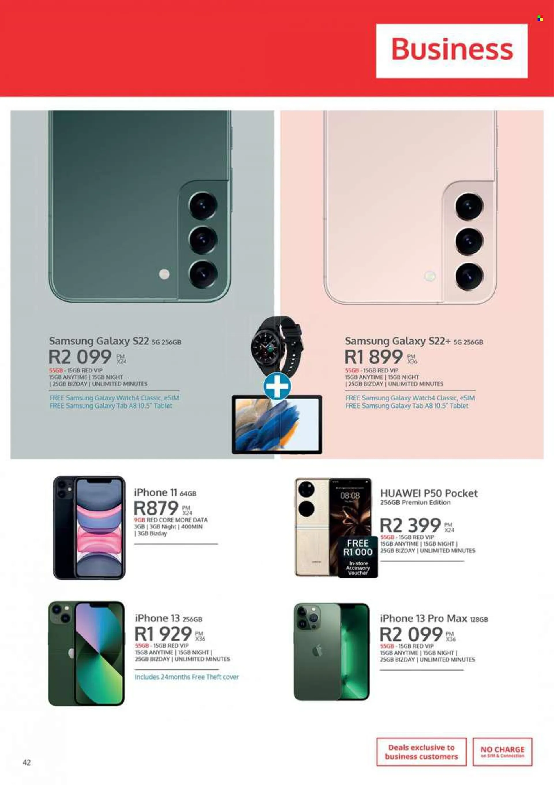 Cellucity catalogue  - 05/08/2022 - 06/09/2022 - Sales products - tablet, Huawei, Samsung Galaxy, Samsung Galaxy Tab, Samsung, iPhone, iPhone 11, iPhone 13. Page 2.