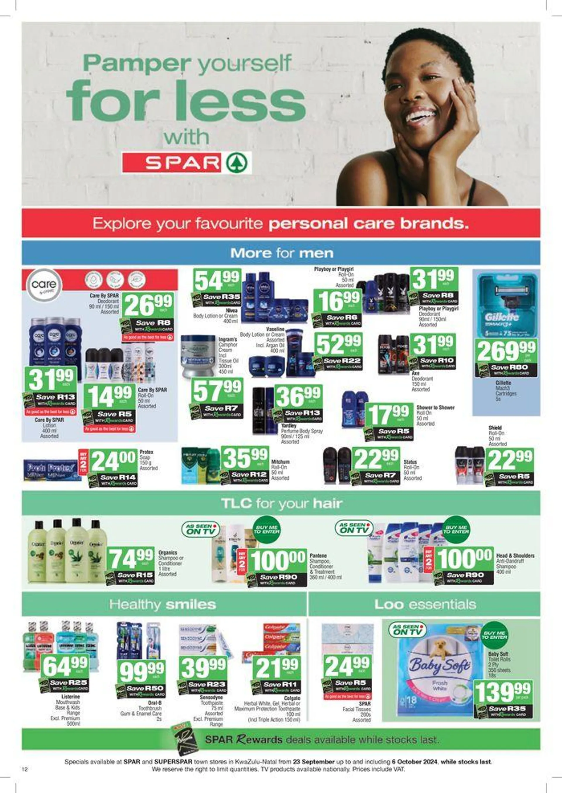 Specials Spar from 23 September to 6 October 2024 - Catalogue Page 12