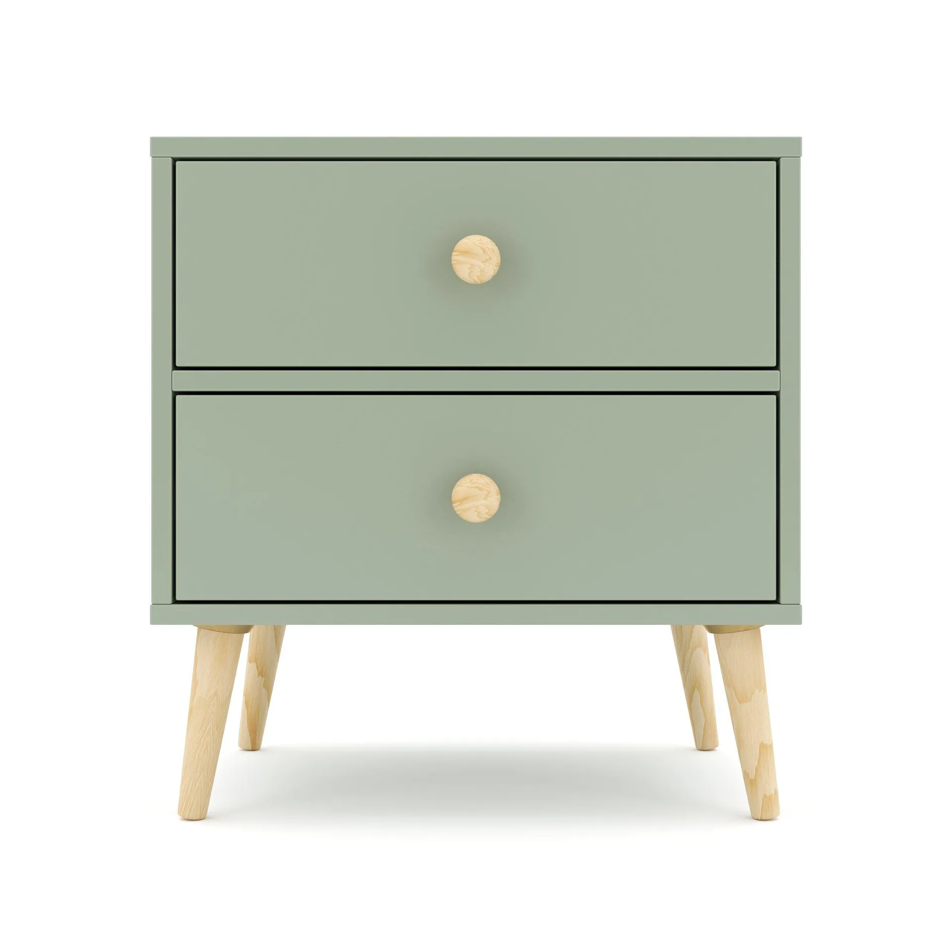 BAM! Impression Two Drawer Bedside Table - Caraz