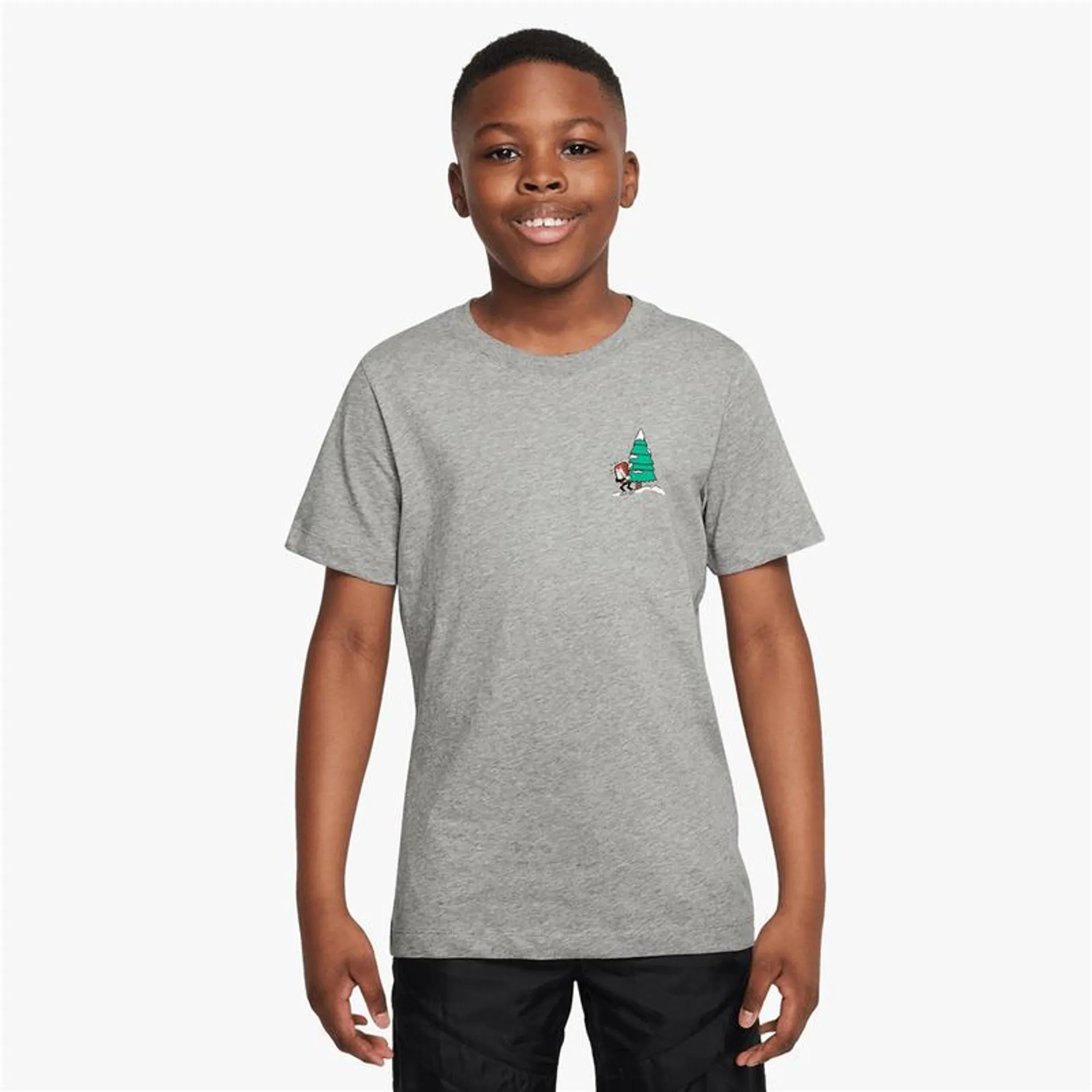 Nike Unisex Youth NSW Grey T-shirt