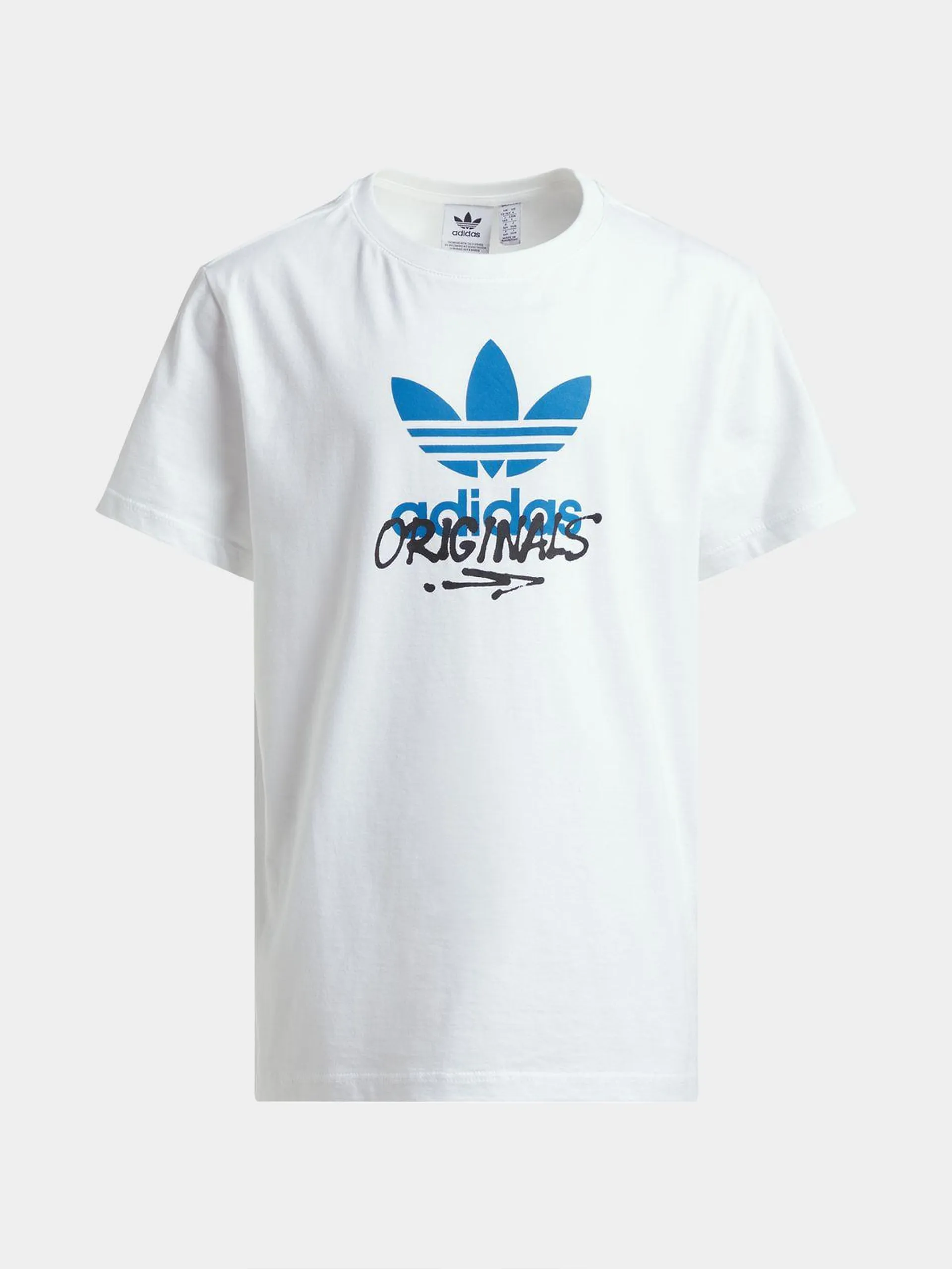 adidas Originals Unisex Youth Skate White T-Shirt