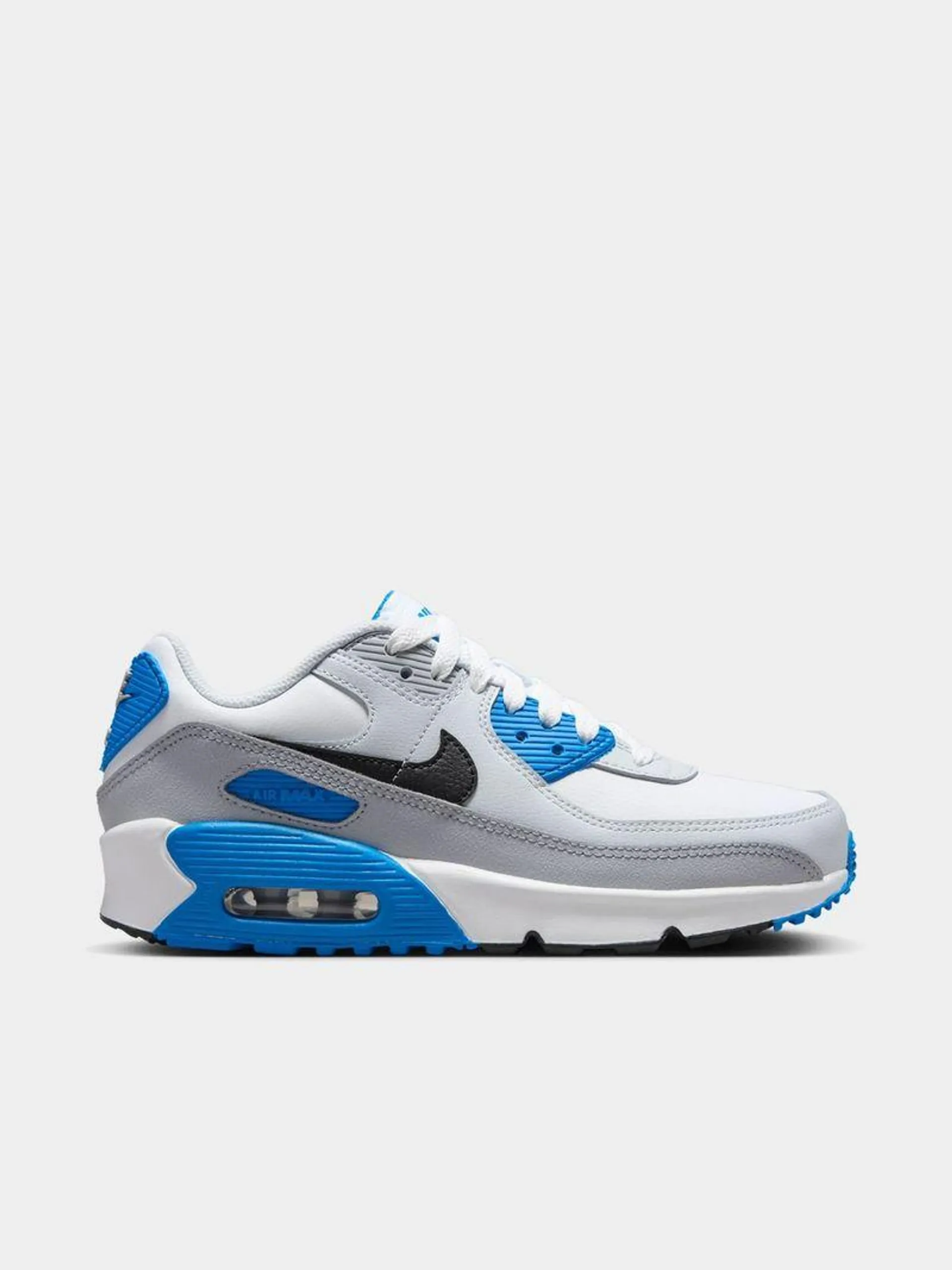 Nike Junior Air Max 90 White/Blue Sneaker