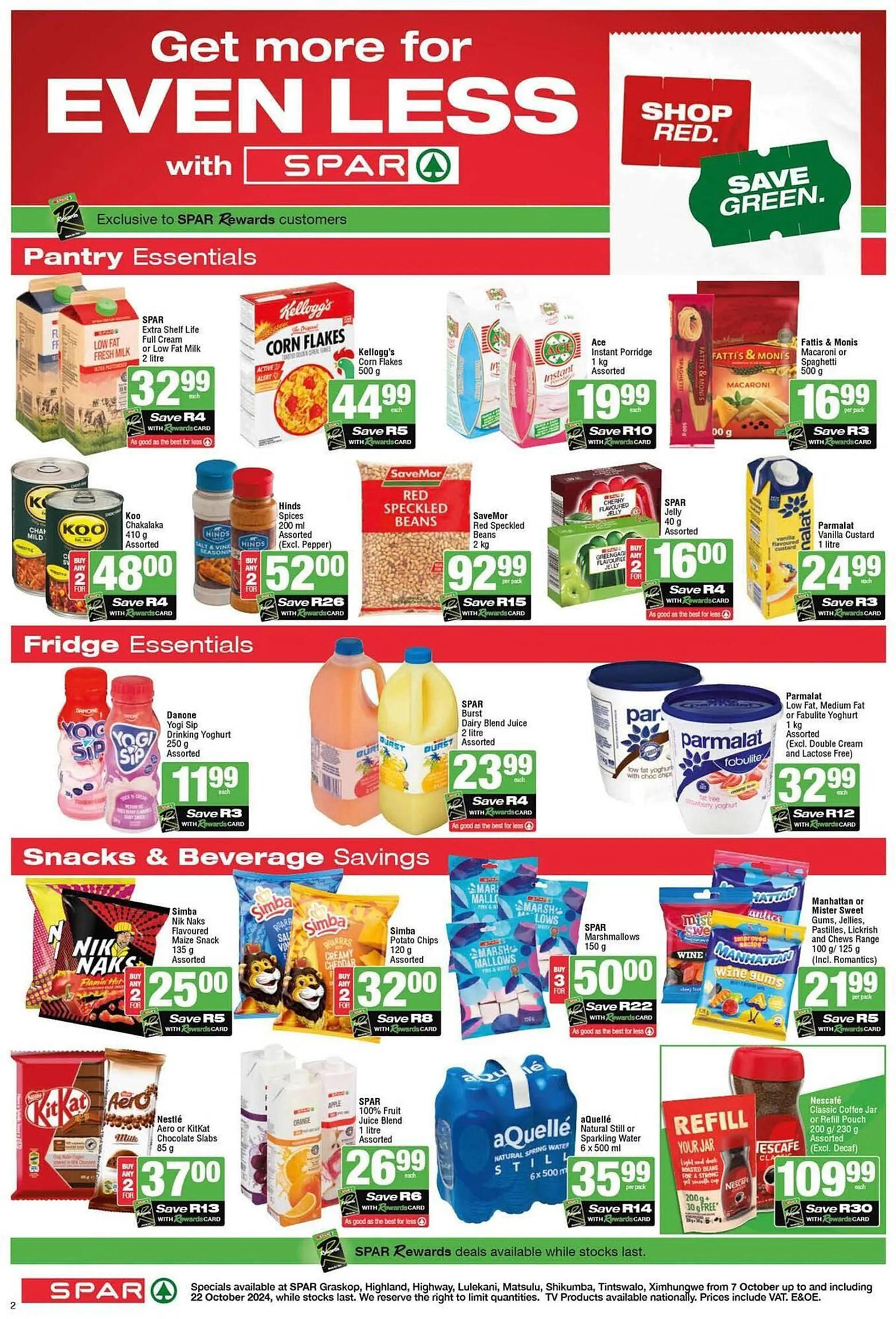 Spar catalogue from 7 October to 22 October 2024 - Catalogue Page 2