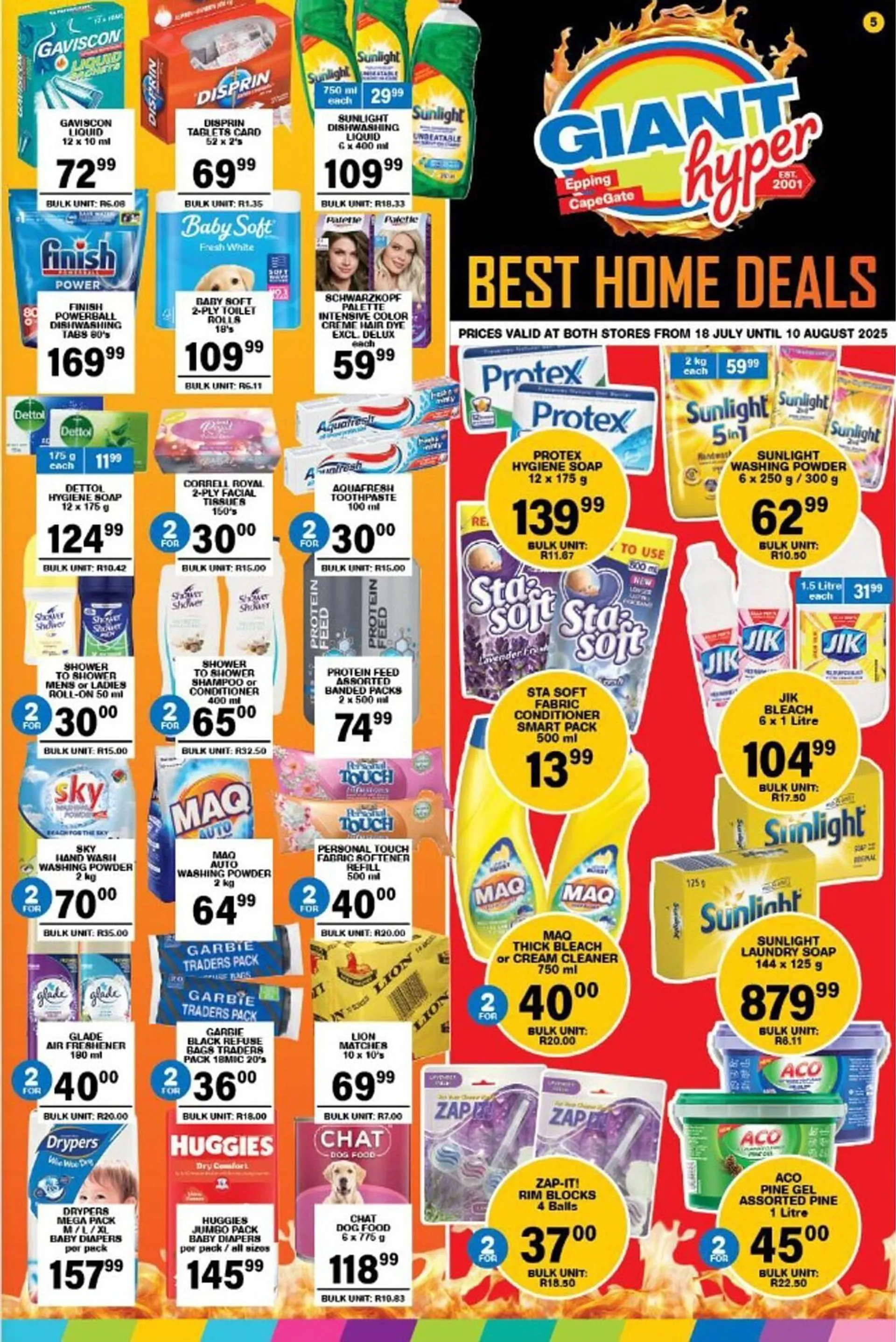 Giant Hyper catalogue from 18 July to 10 August 2025 - Catalogue Page 1