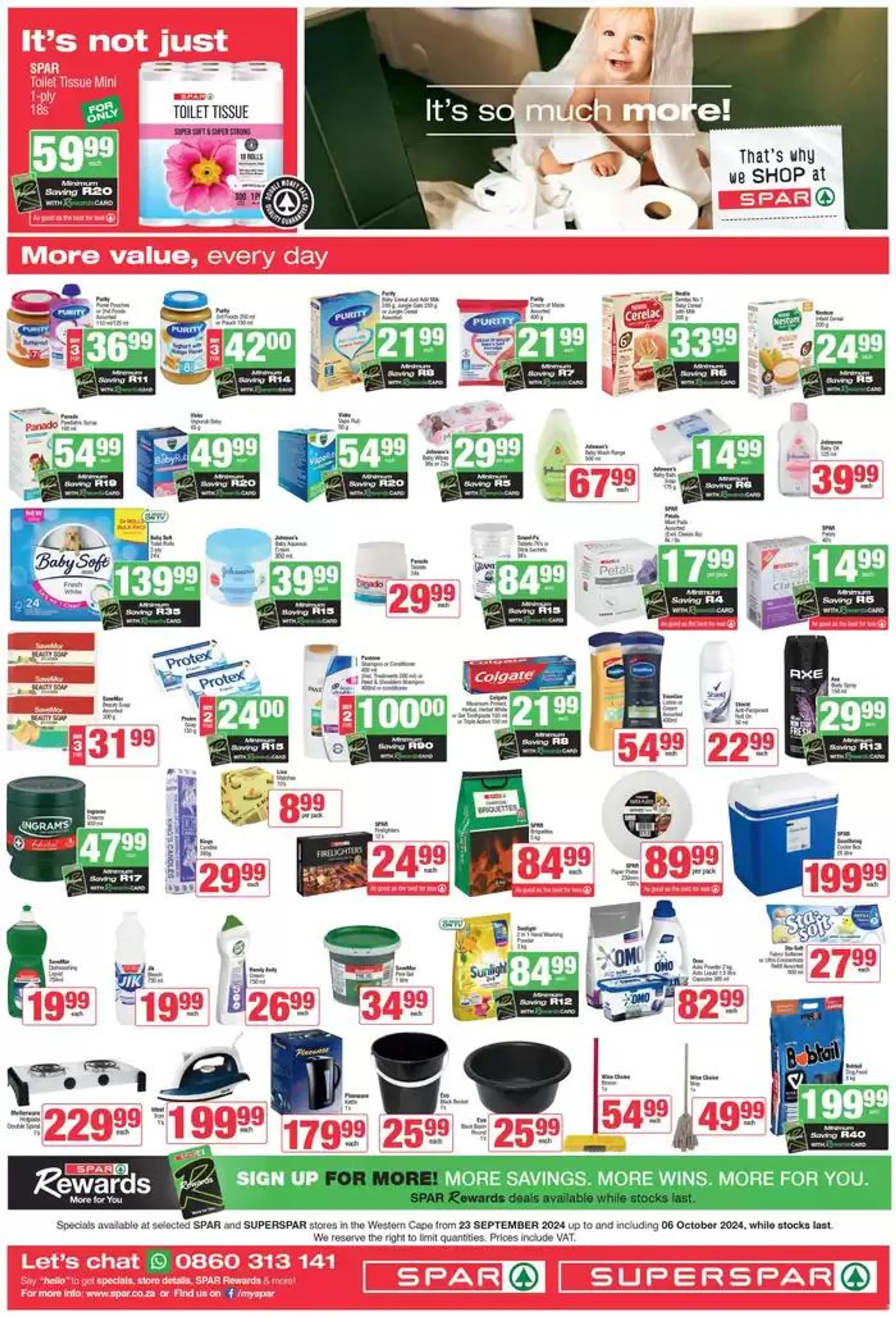 Specials SuperSpar from 24 September to 6 October 2024 - Catalogue Page 3