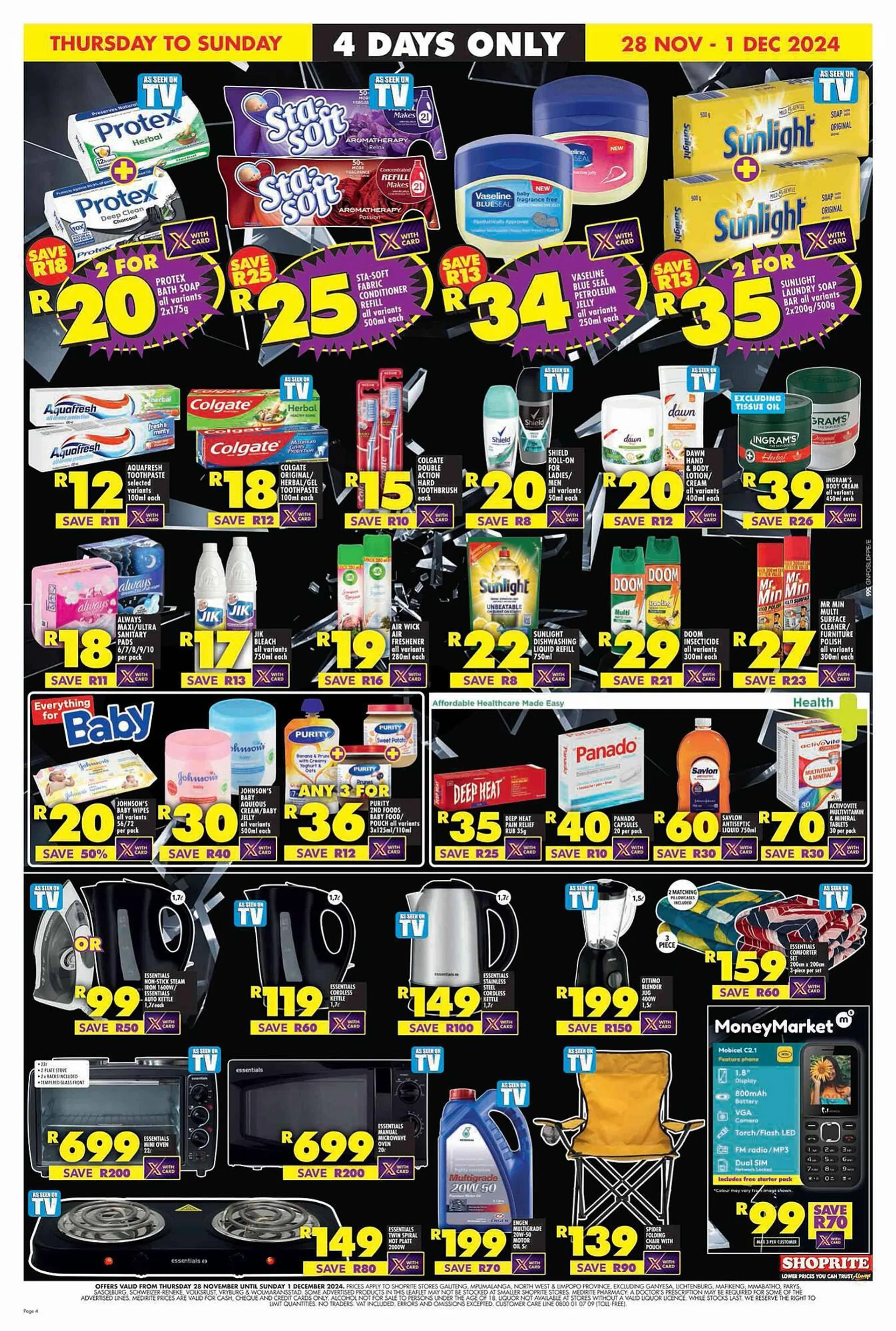 Shoprite catalogue from 28 November to 1 December 2024 - Catalogue Page 4