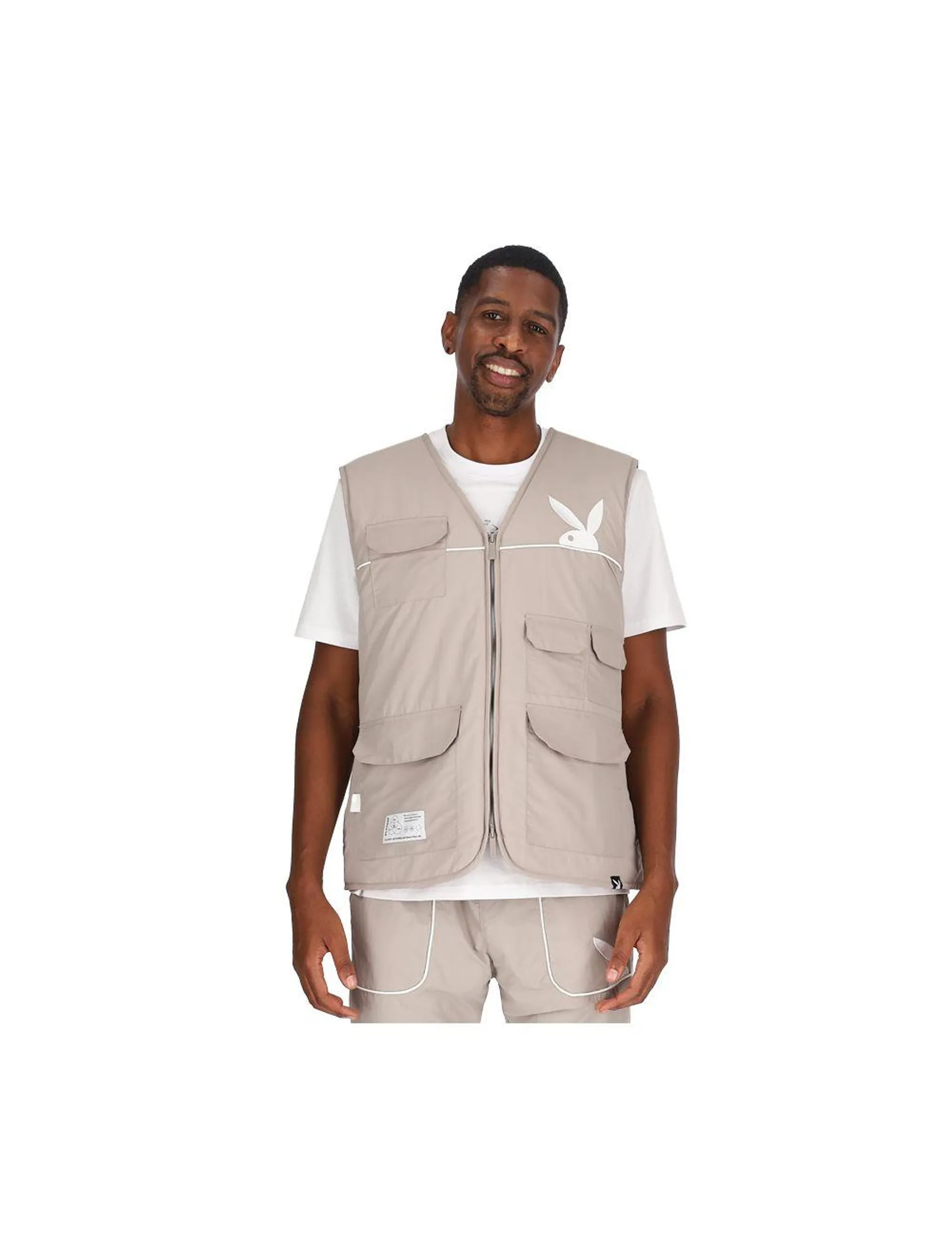 Playboy Mind Body Soul Mens Gilet Satellite