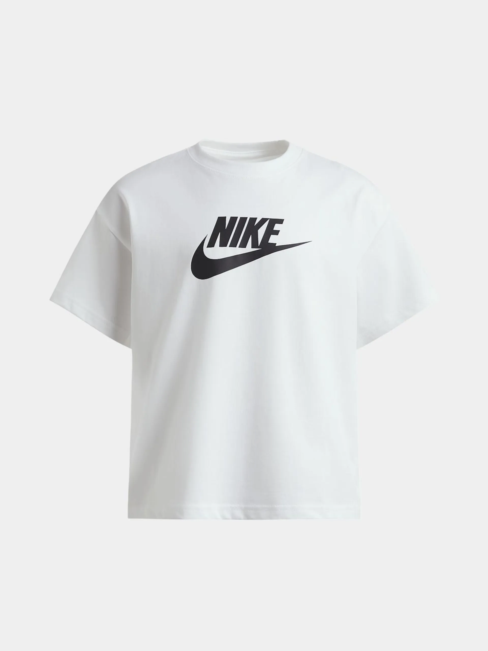 Nike Girls Youth Sportswear Futura White T-Shirt