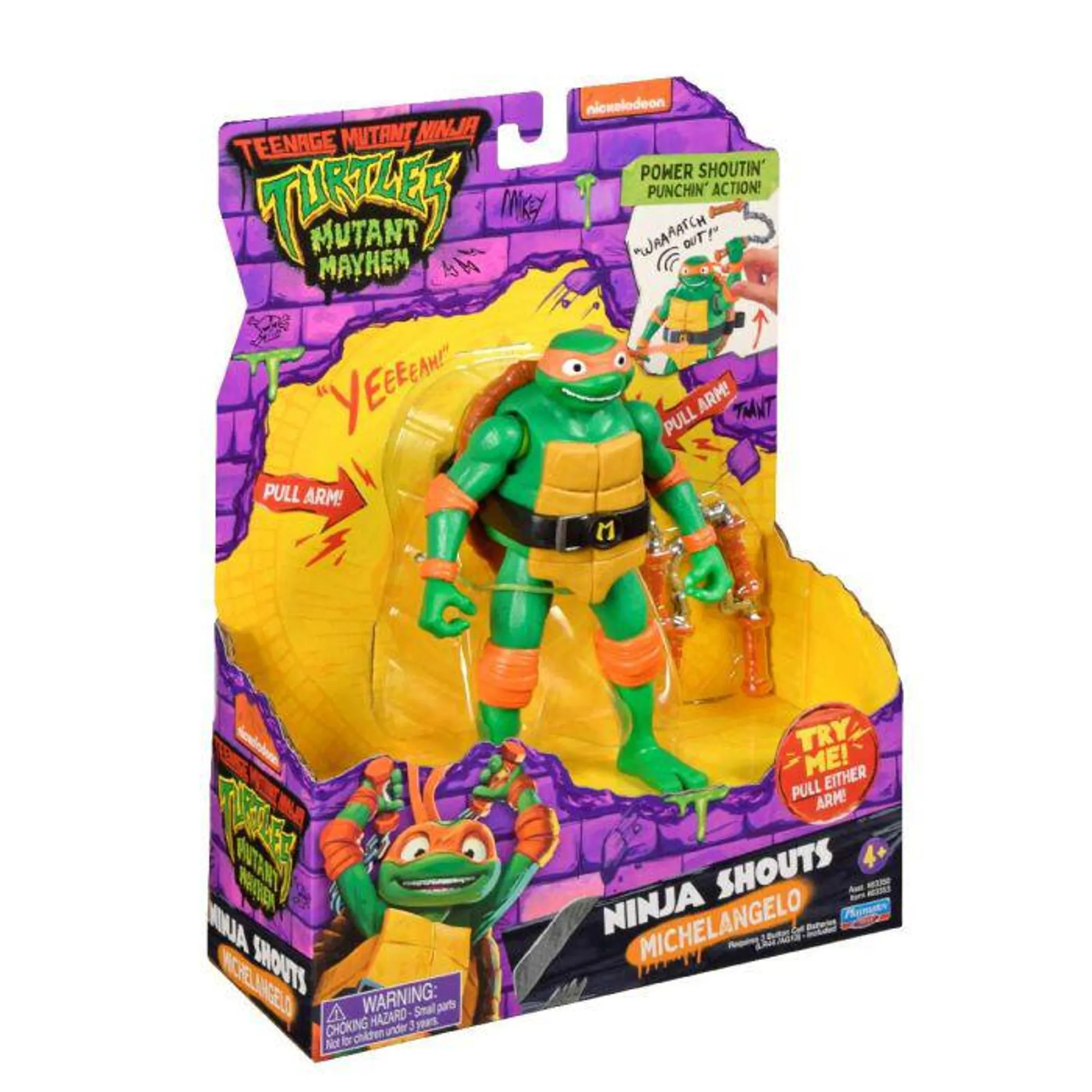 Teenage Mutant Ninja Turtles Movie Ninja Shouts Figure