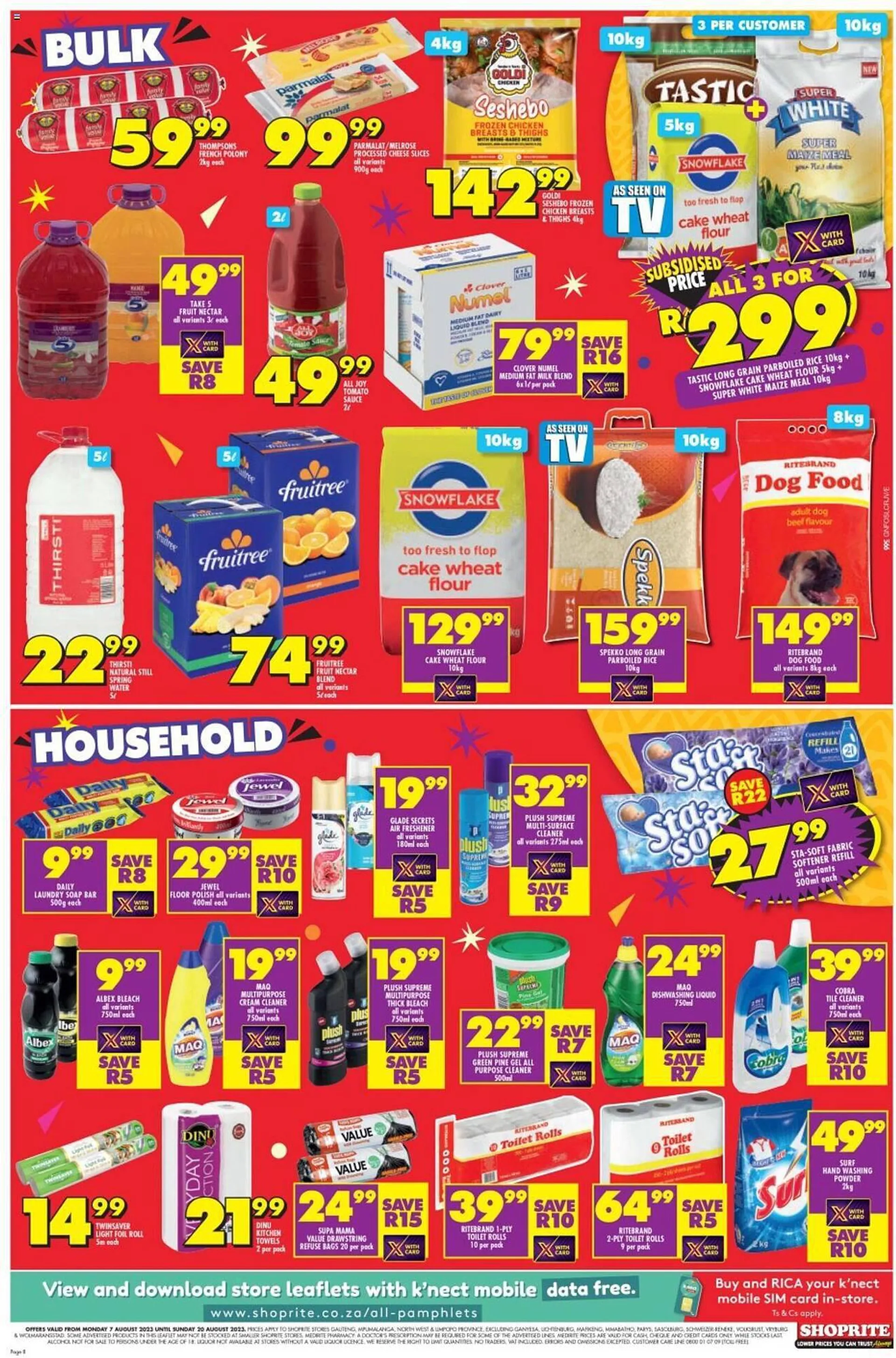 Shoprite catalogue from 7 August to 20 August 2023 - Catalogue Page 8