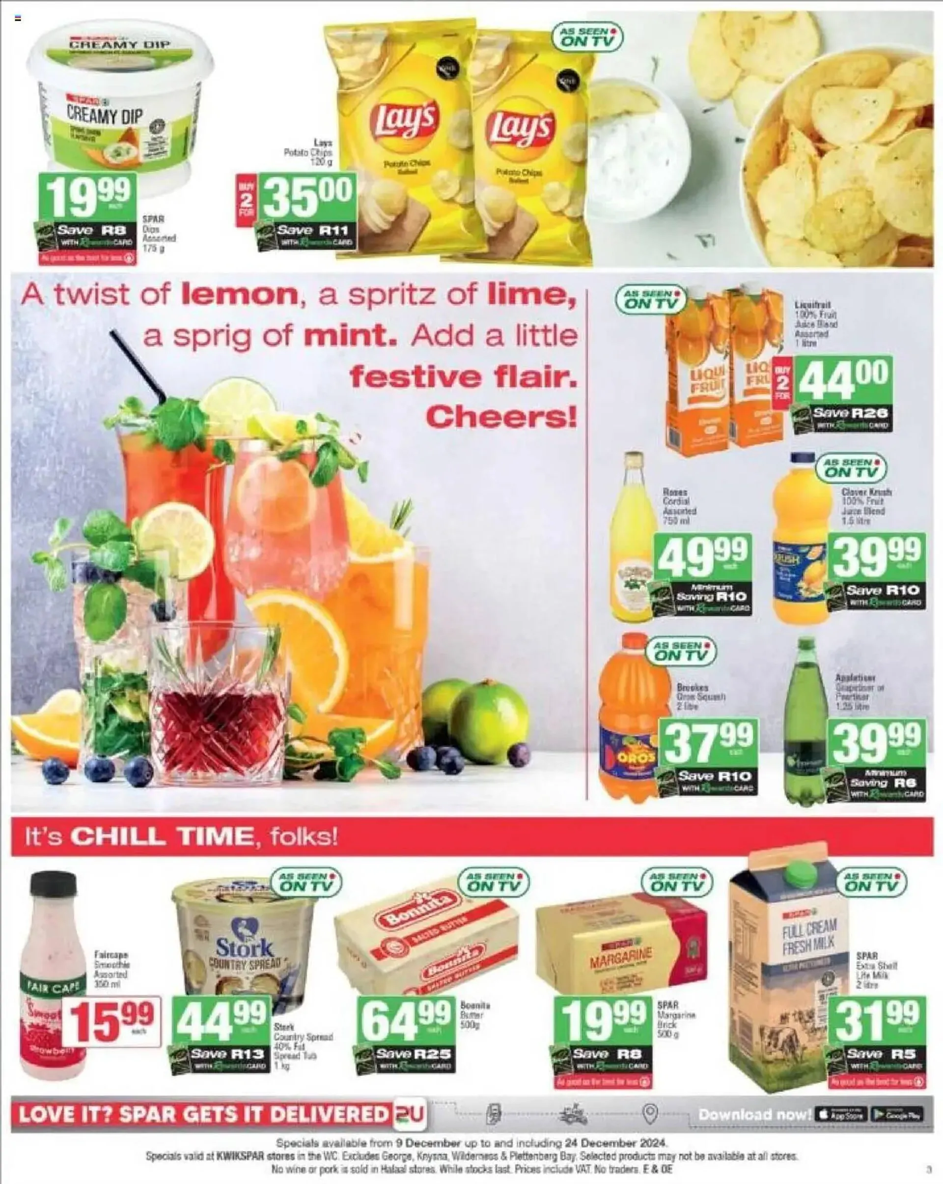 KwikSpar catalogue from 9 December to 24 December 2024 - Catalogue Page 3