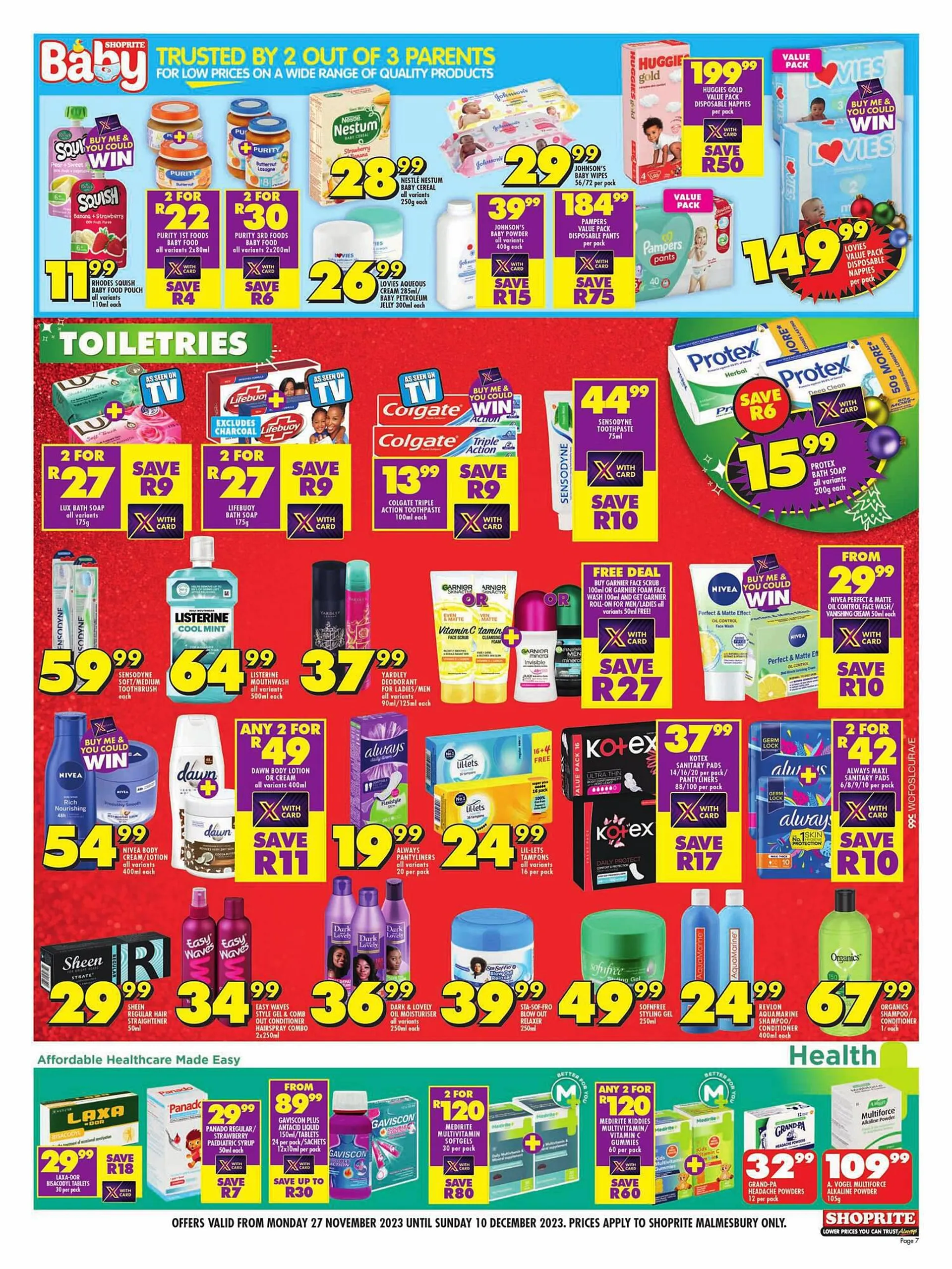 Shoprite catalogue from 10 December to 27 December 2023 - Catalogue Page 7