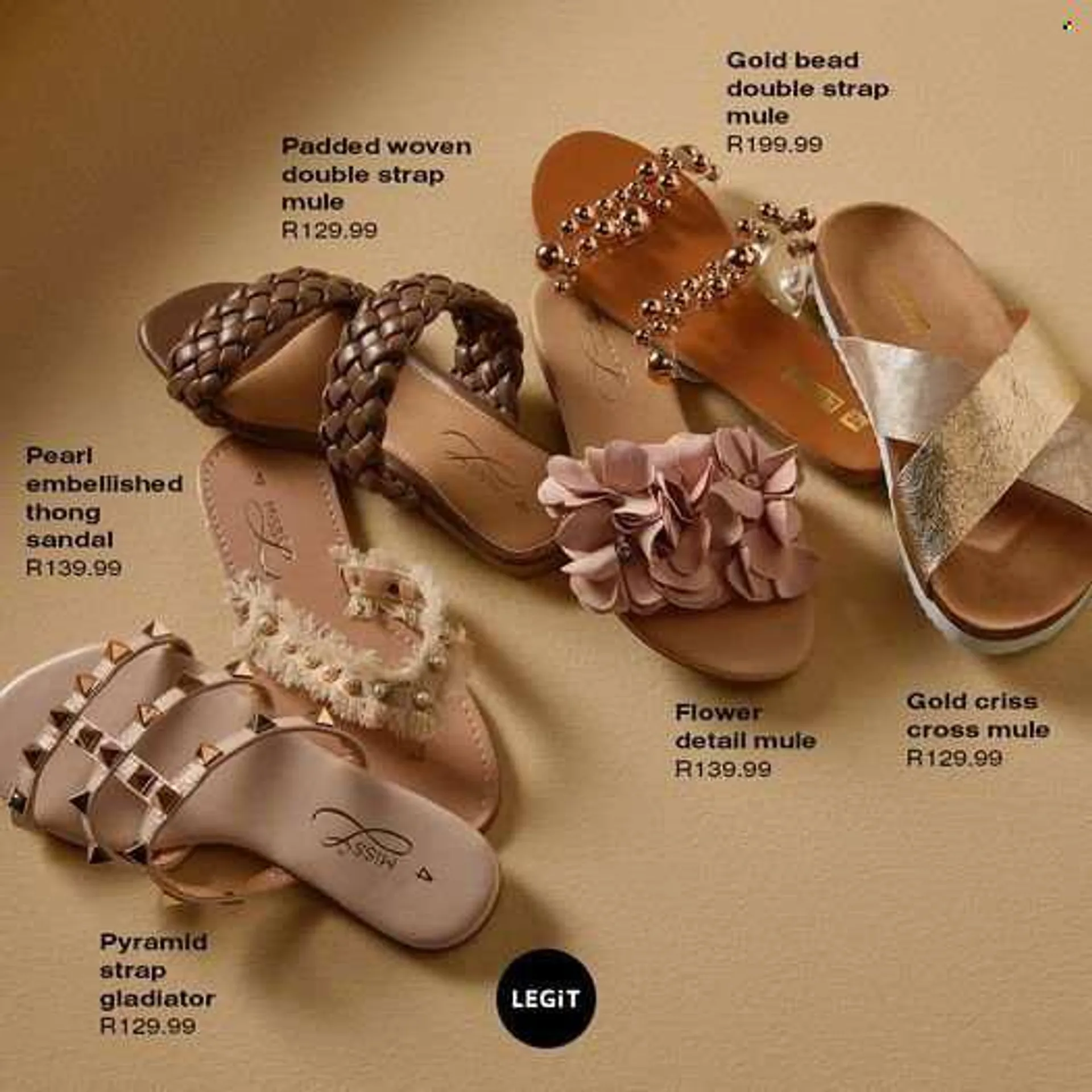LEGiT catalogue  - Sales products - sandals. Page 1.