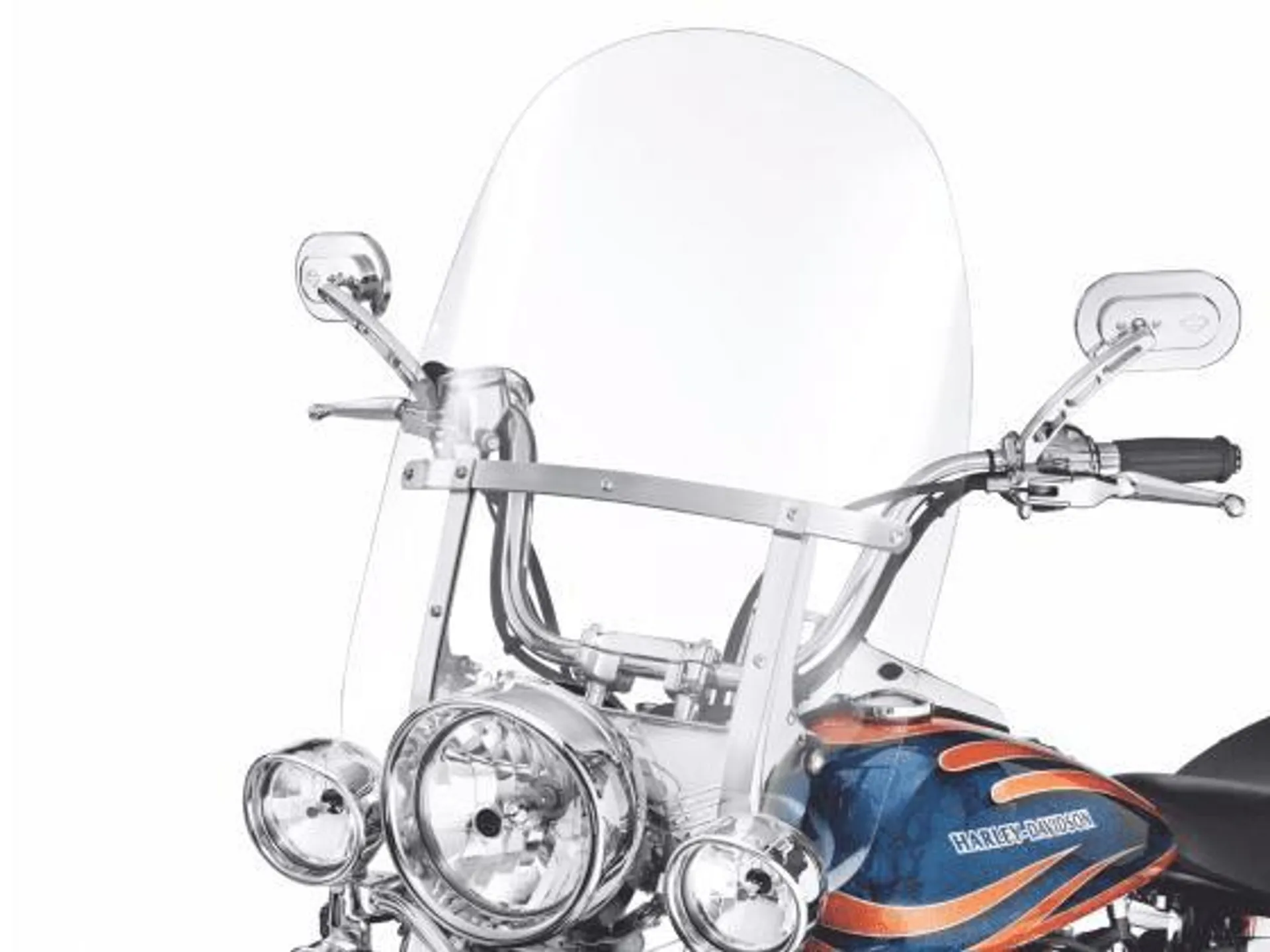 Detachable Windshield for Softail