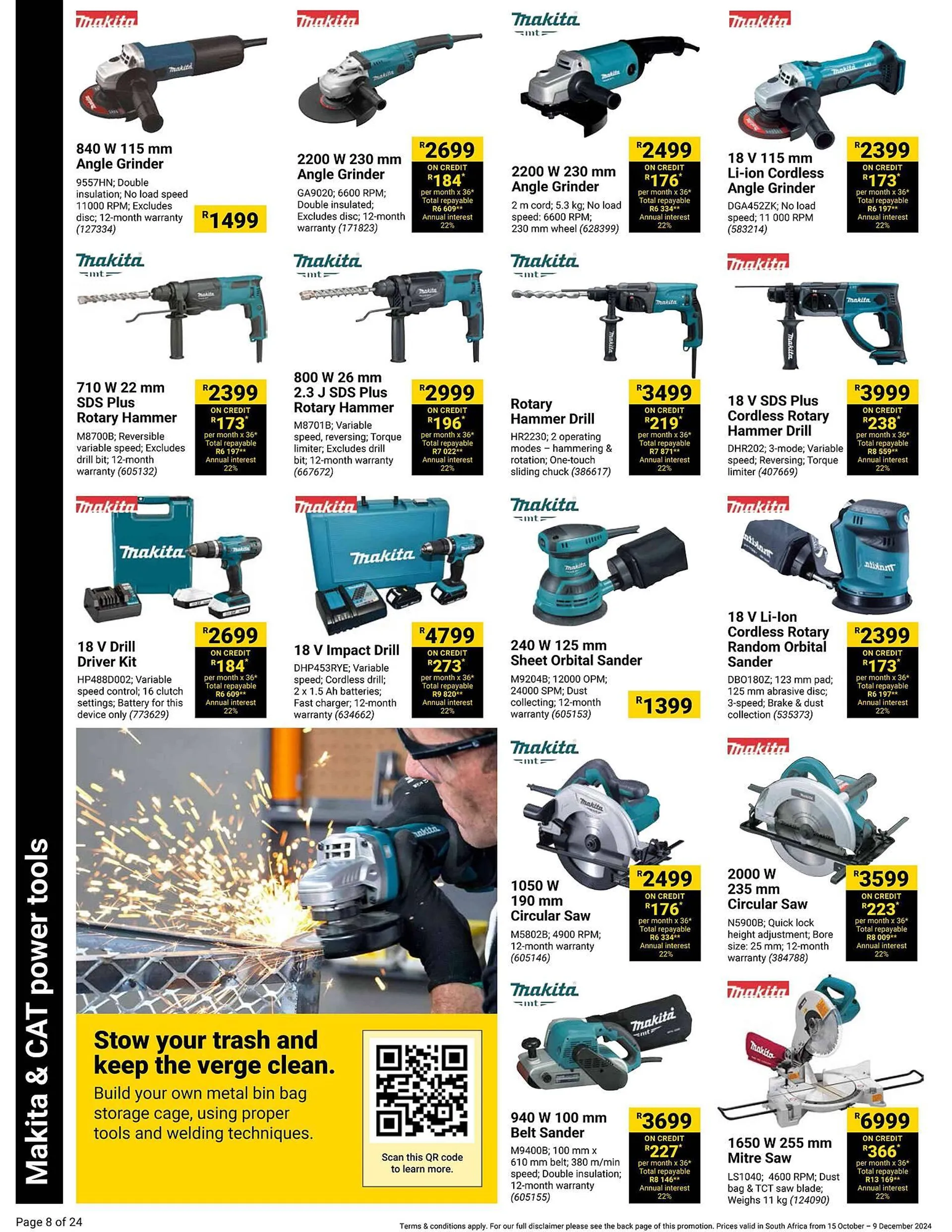 Builders Warehouse catalogue from 15 October to 9 December 2024 - Catalogue Page 8