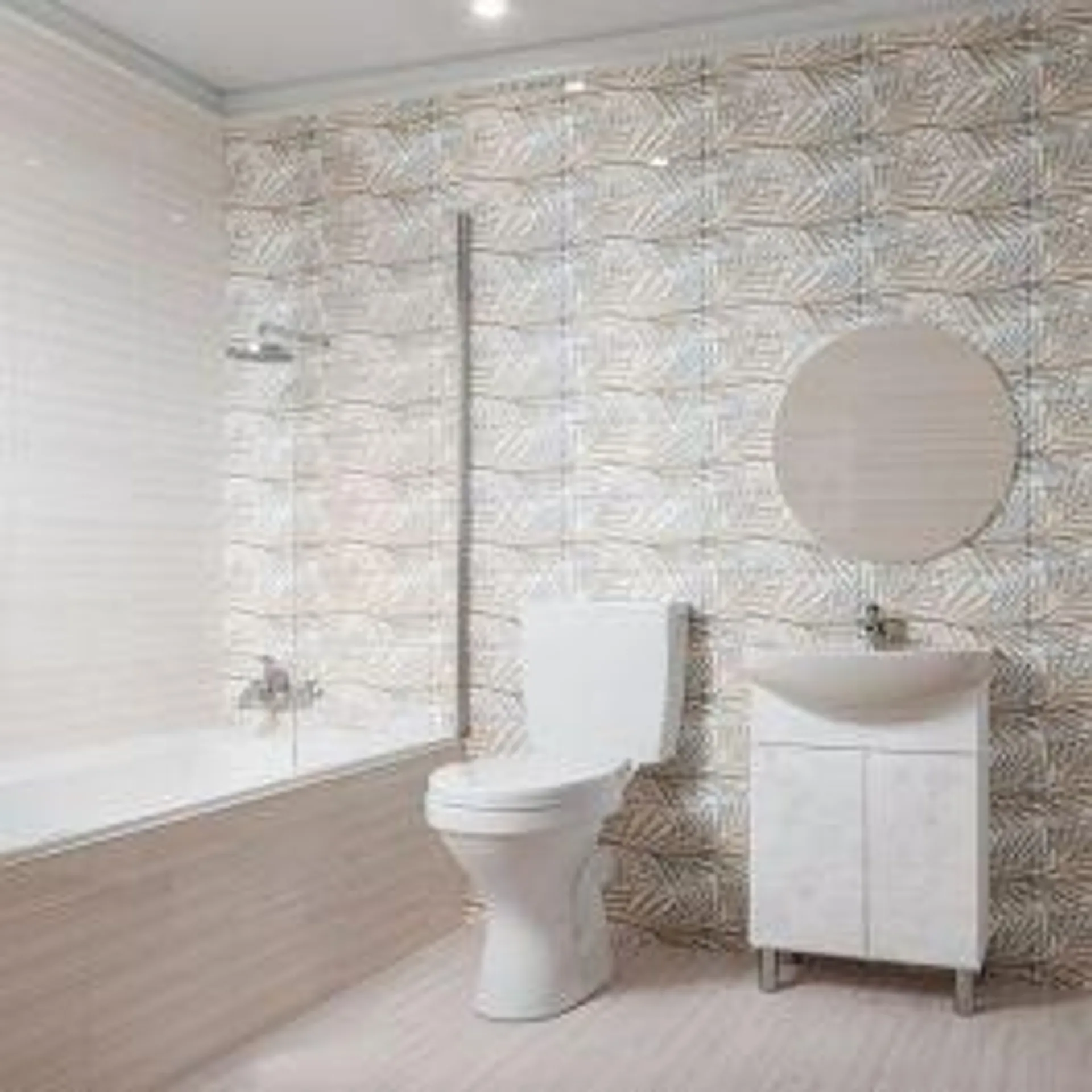 Silk Natural Shiny Ceramic Wall Tile 200 X 500 A-Grade