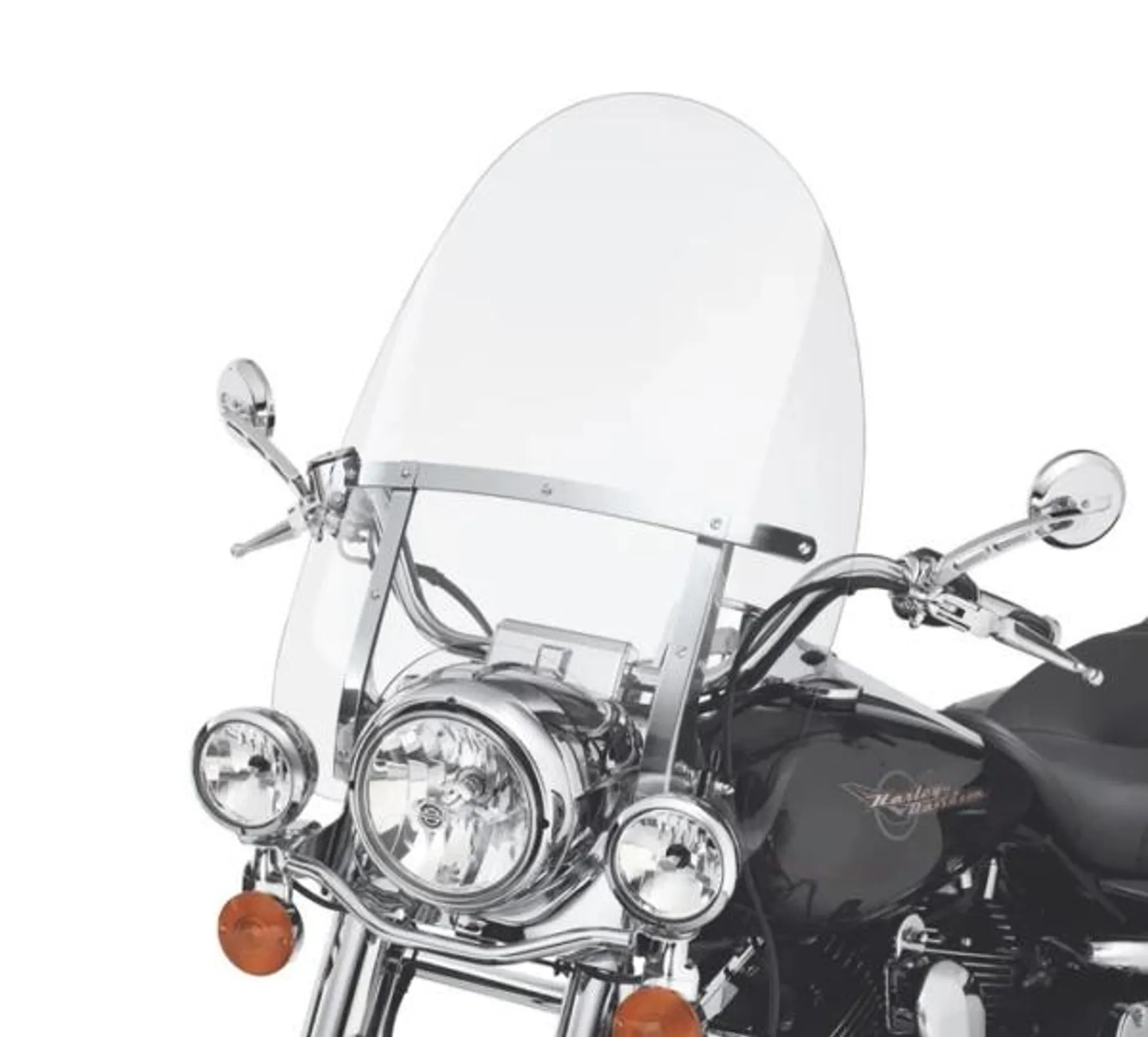 Road King H-D Detachables Windshield – 22 in. Clear