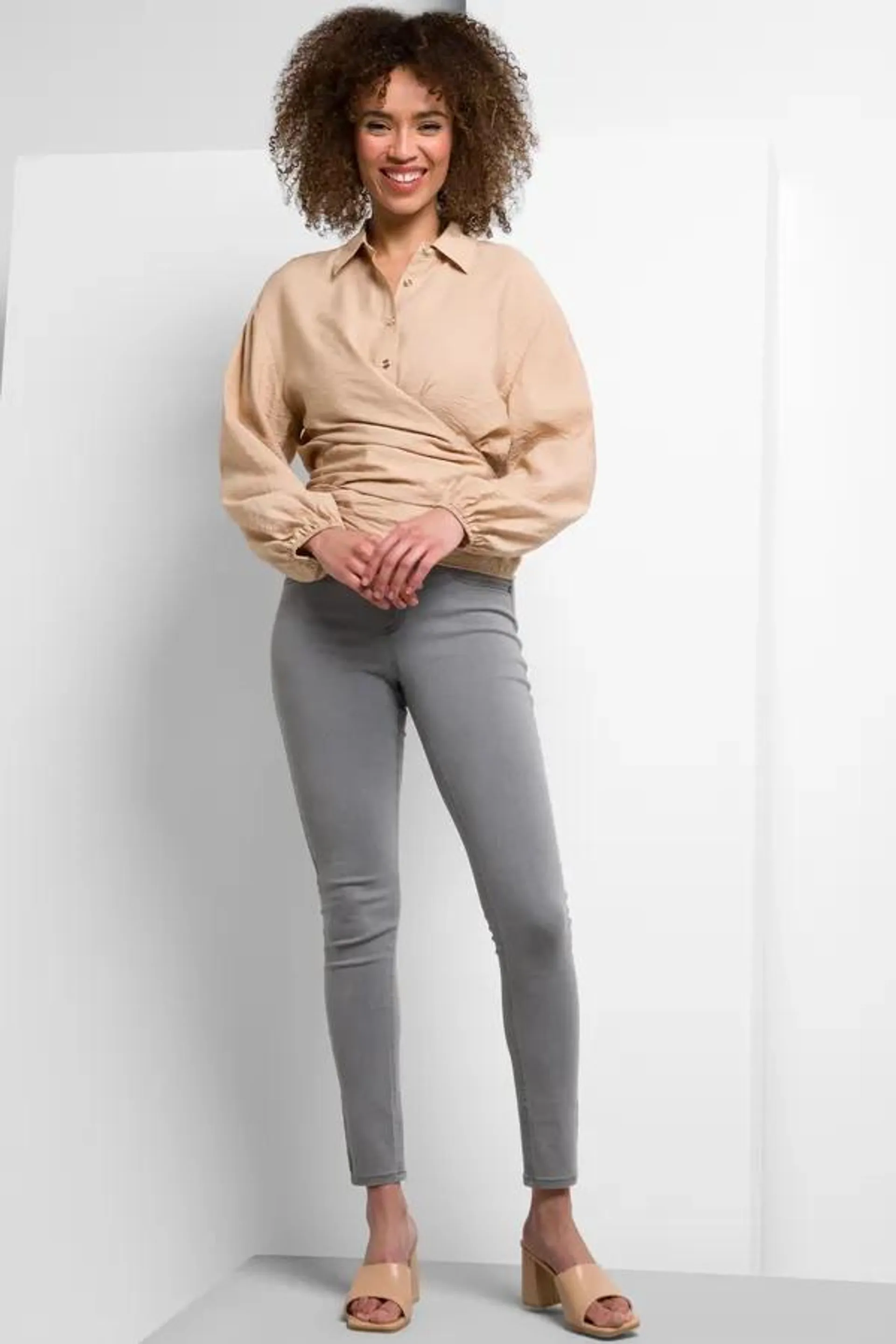 Pull on jeggings grey