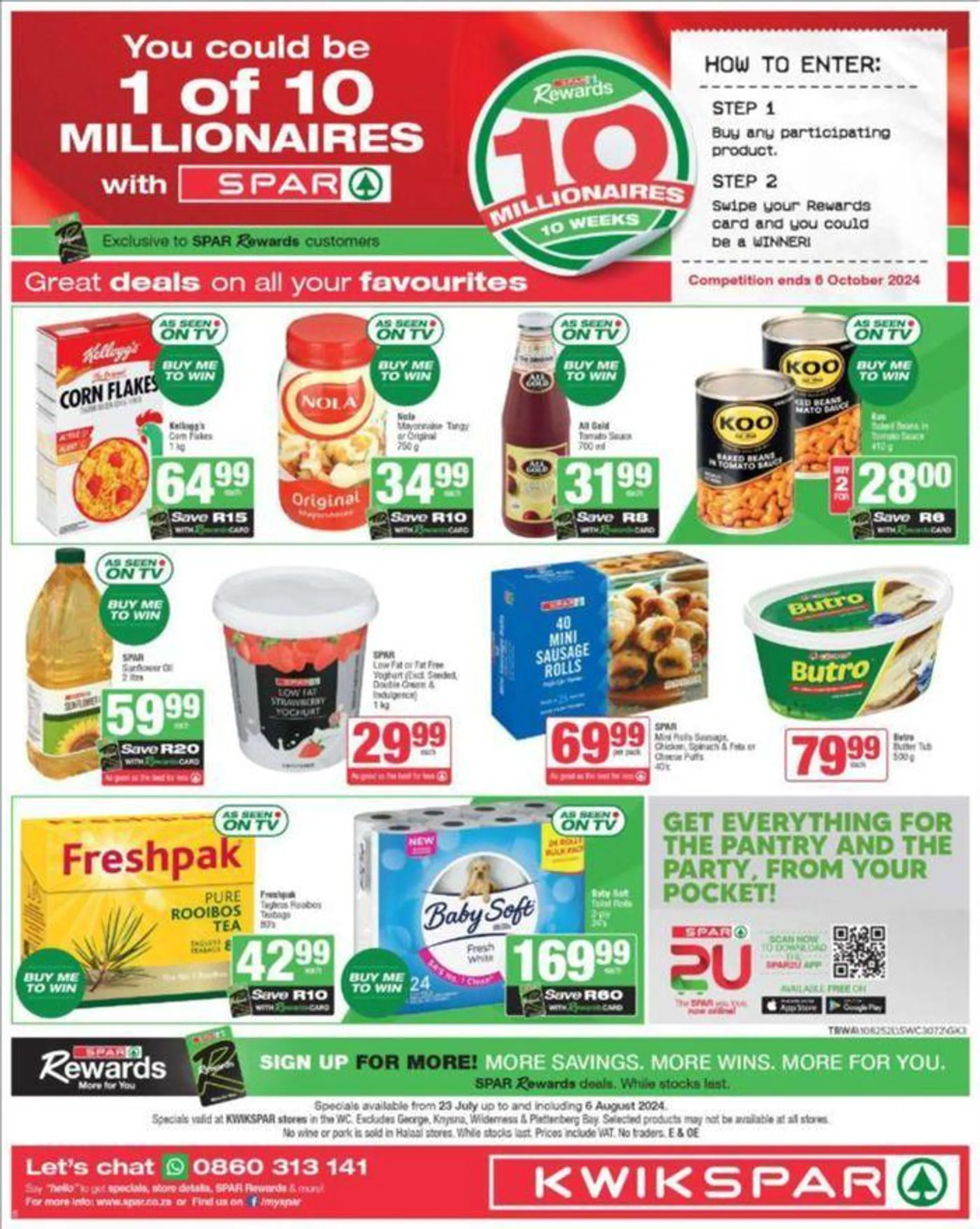 KwikSpar weekly specials from 23 July to 6 August 2024 - Catalogue Page 4