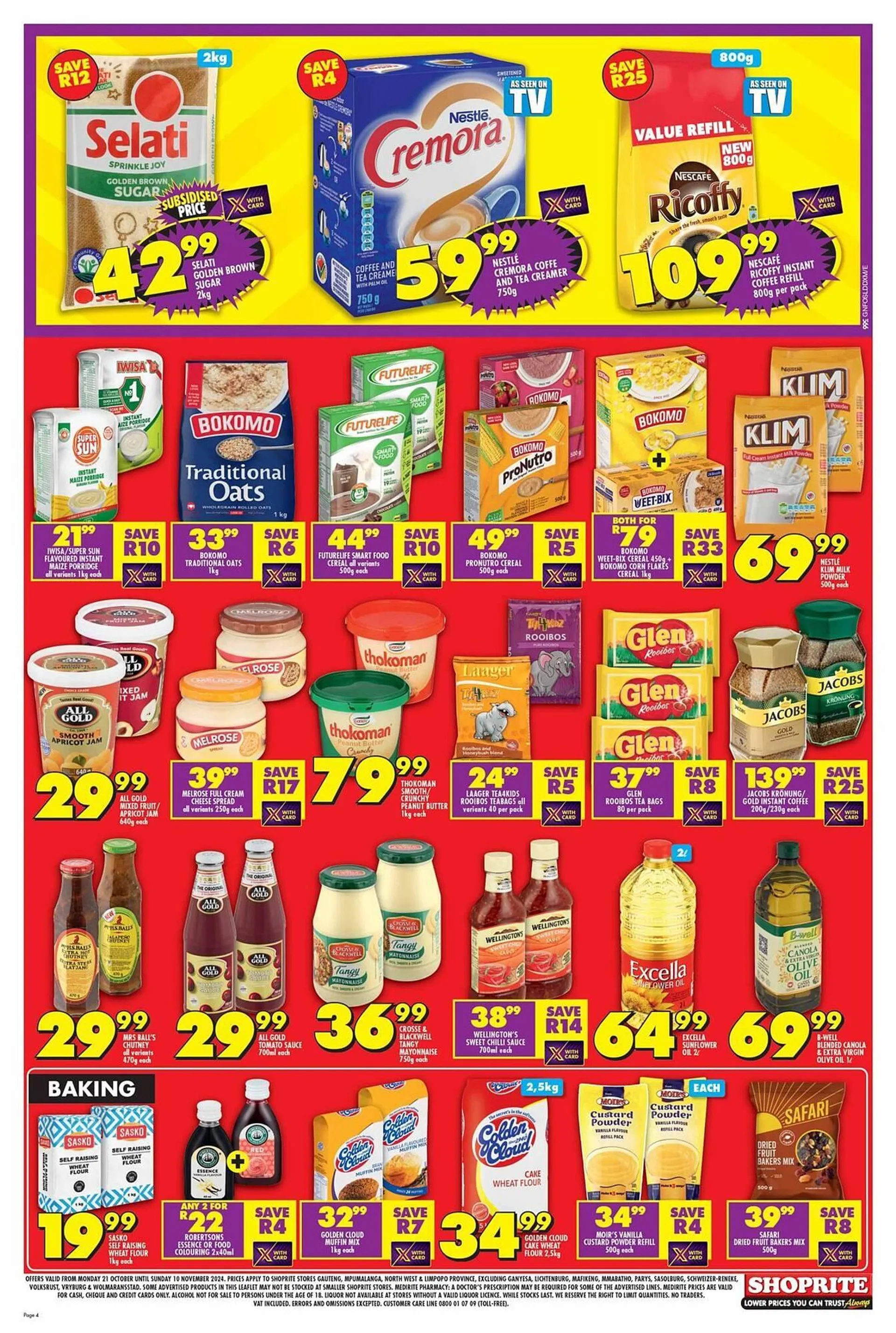 Shoprite catalogue from 28 October to 10 November 2024 - Catalogue Page 4