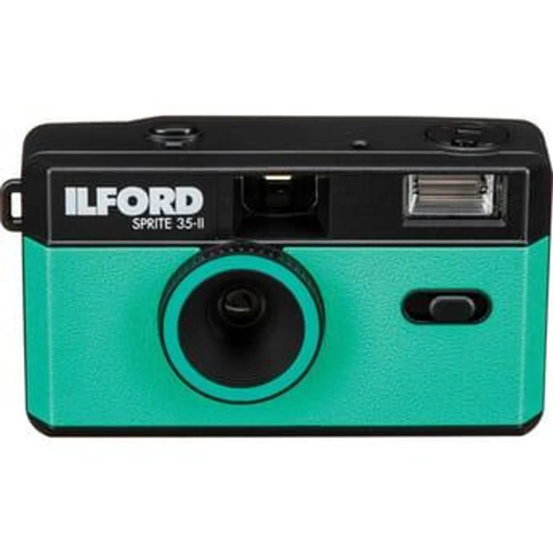 Ilford Sprite 35-II Film Camera (Black & Teal)