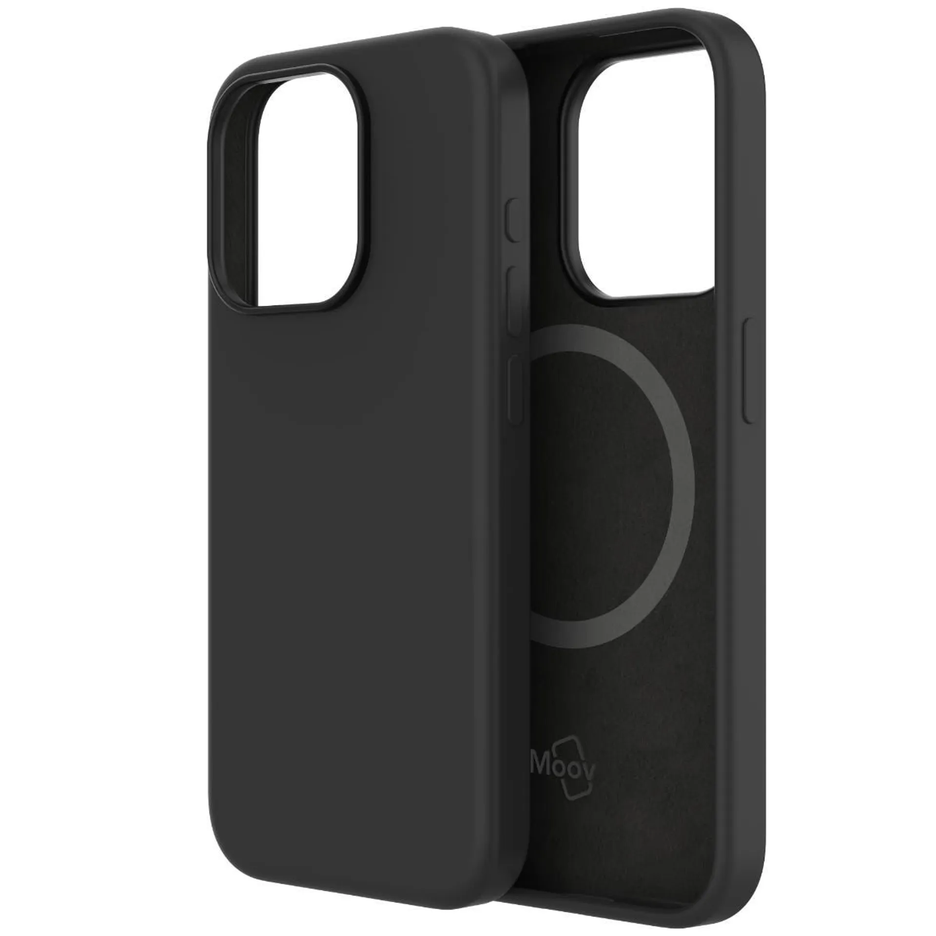 Moov iPhone 15 Pro SoftTouch Case with MagSafe - Black