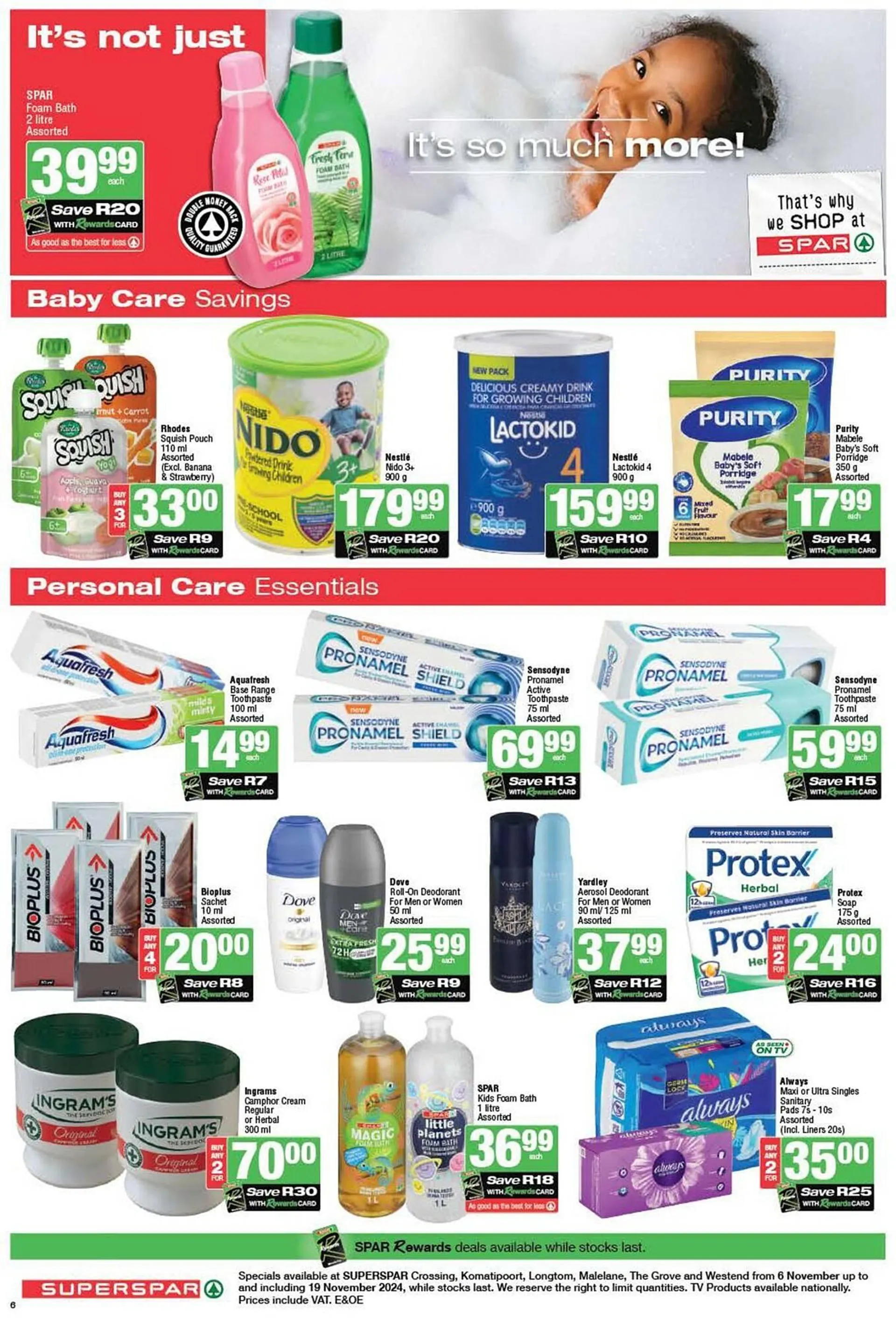 Spar catalogue from 6 November to 19 November 2024 - Catalogue Page 6