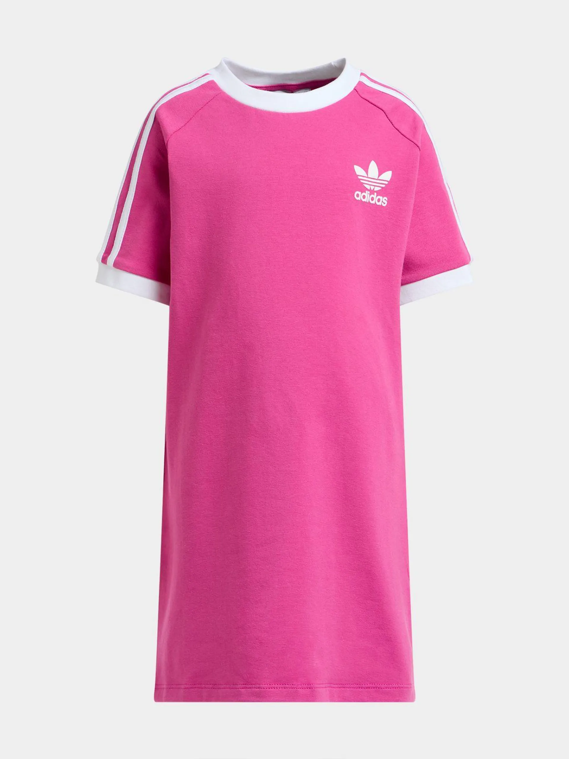 adidas Originals Girls Pink Loose T-Shirt Dress