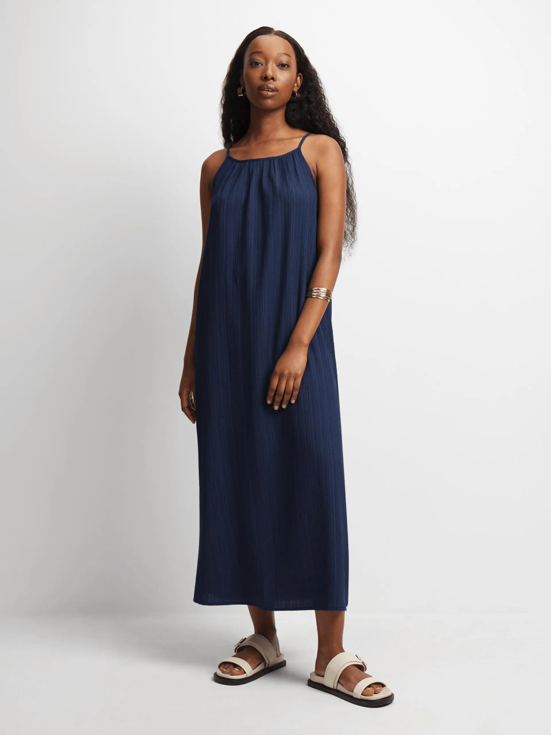 Jet Women's Navy Slip Maxi Dress