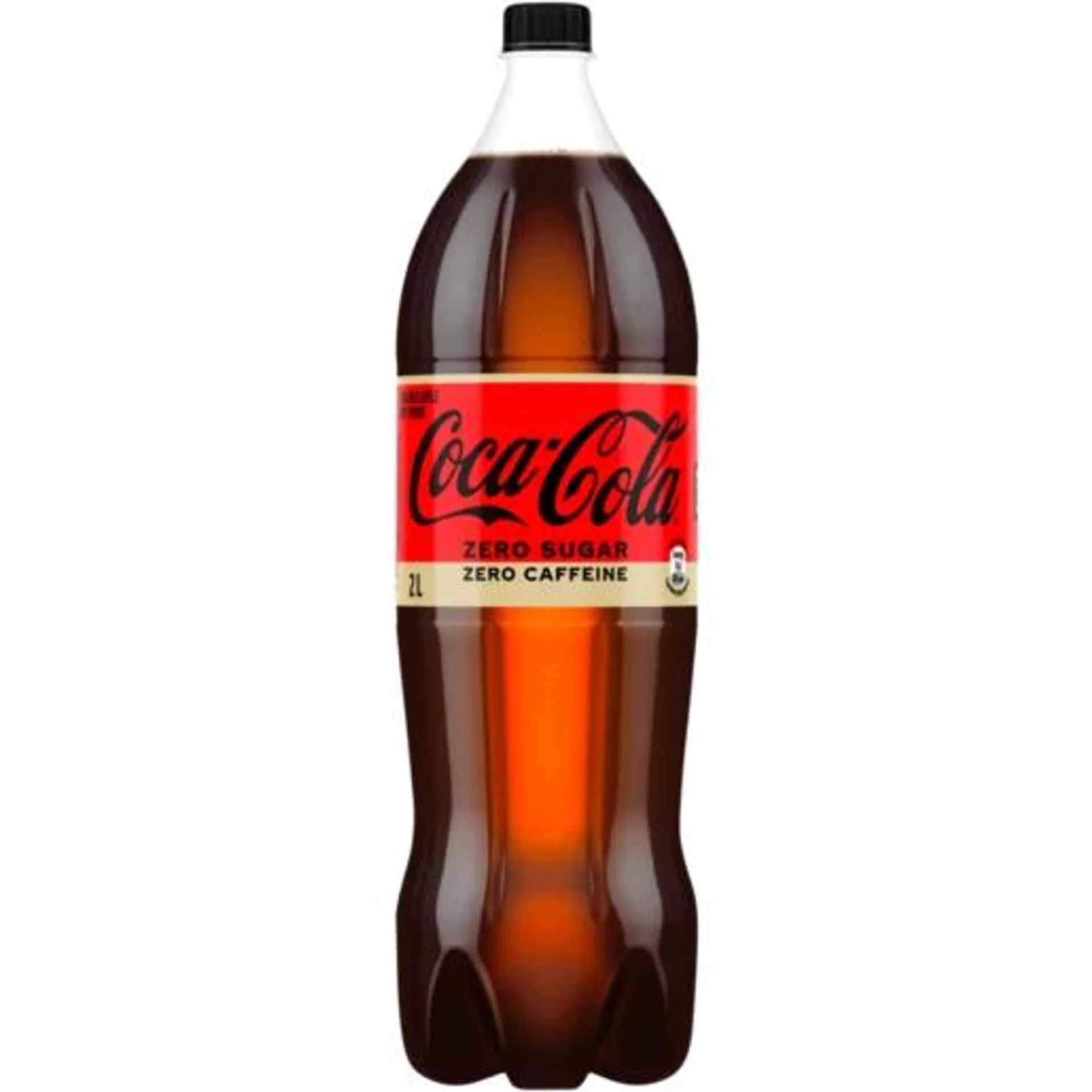 Coca-Cola Zero Sugar Zero Caffeine Soft Drink 2L