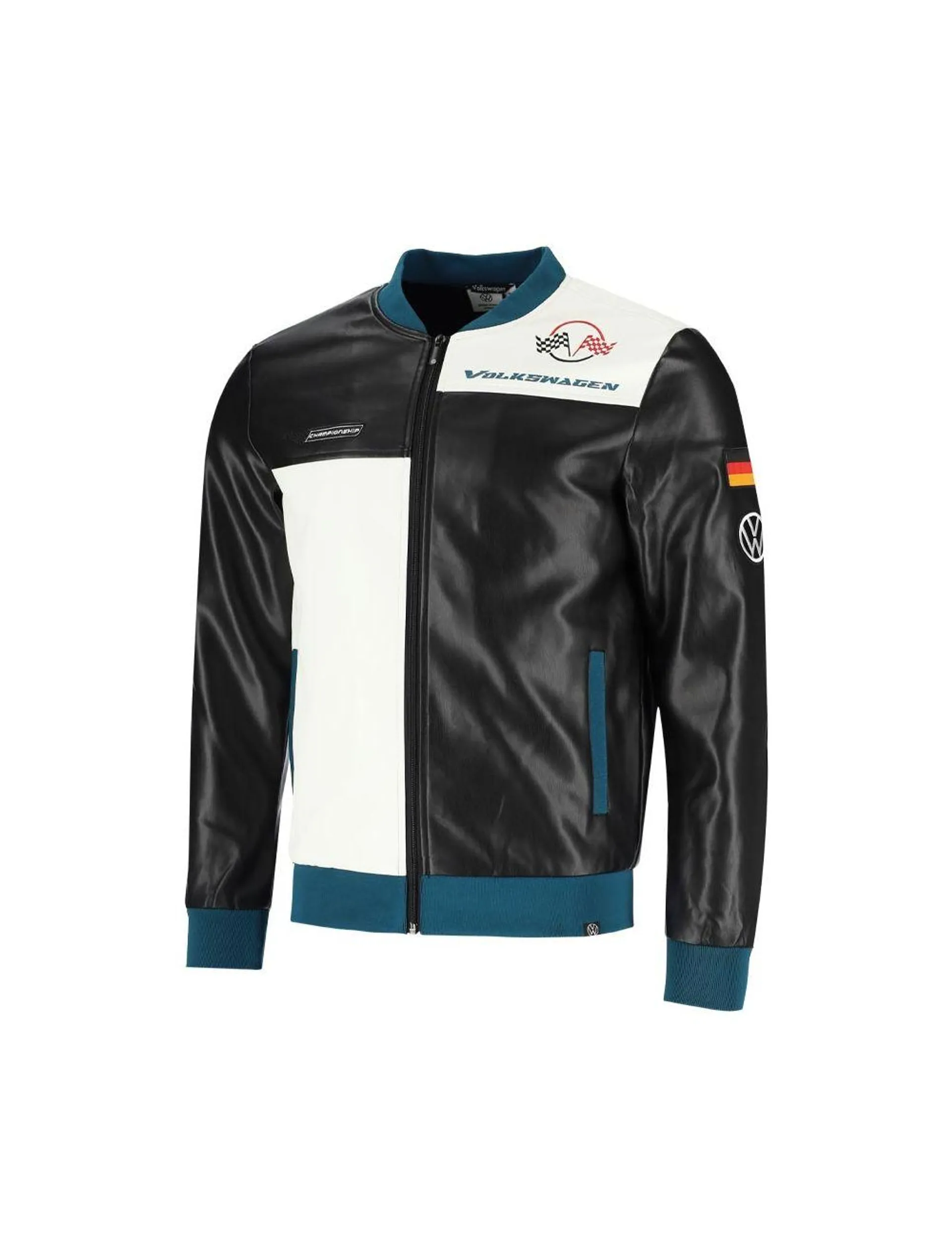 Volkswagen Motorsport Mens Bomber Jacket Black/Blue