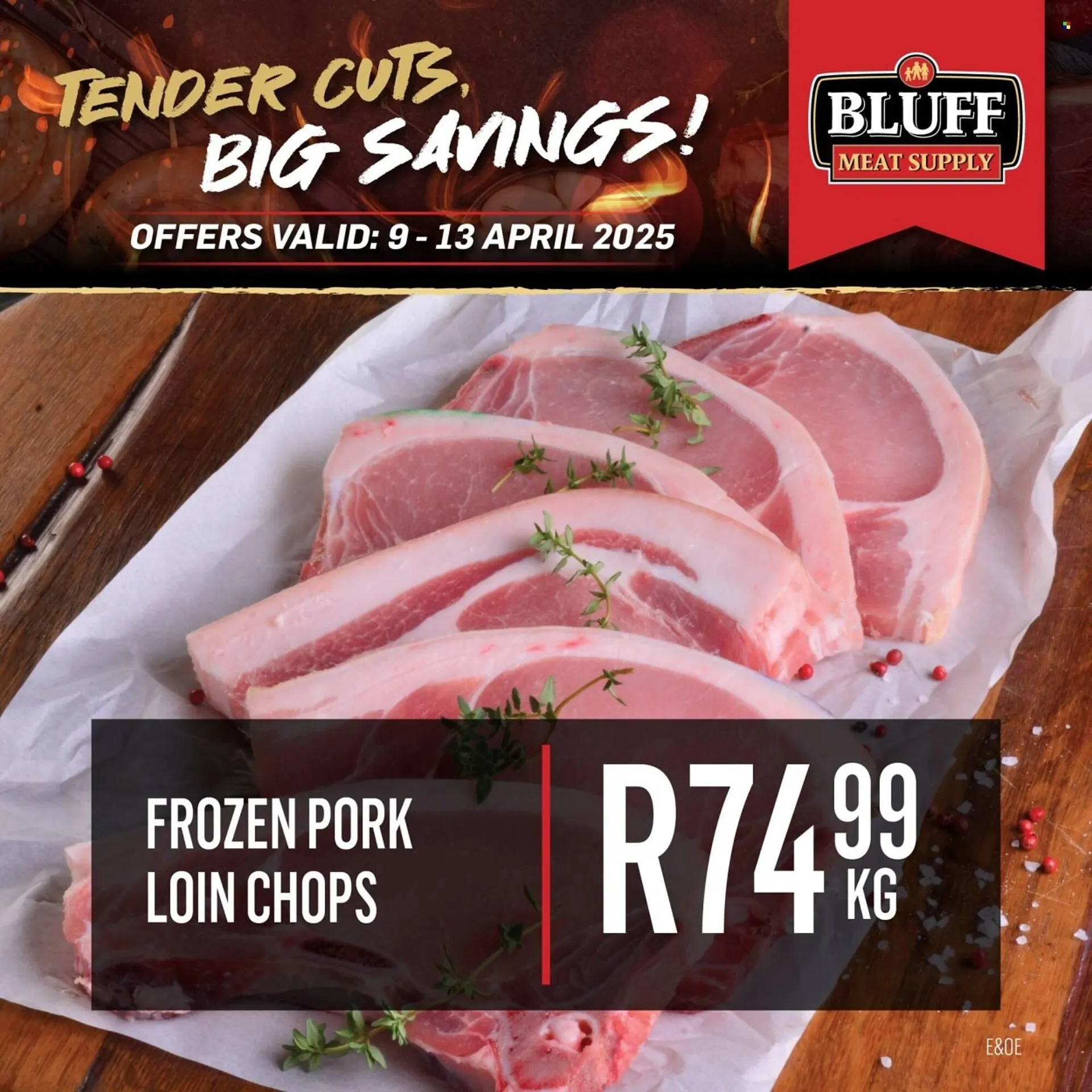 Bluff Meat Supply catalogue from 9 April to 13 April 2025 - Catalogue Page 1