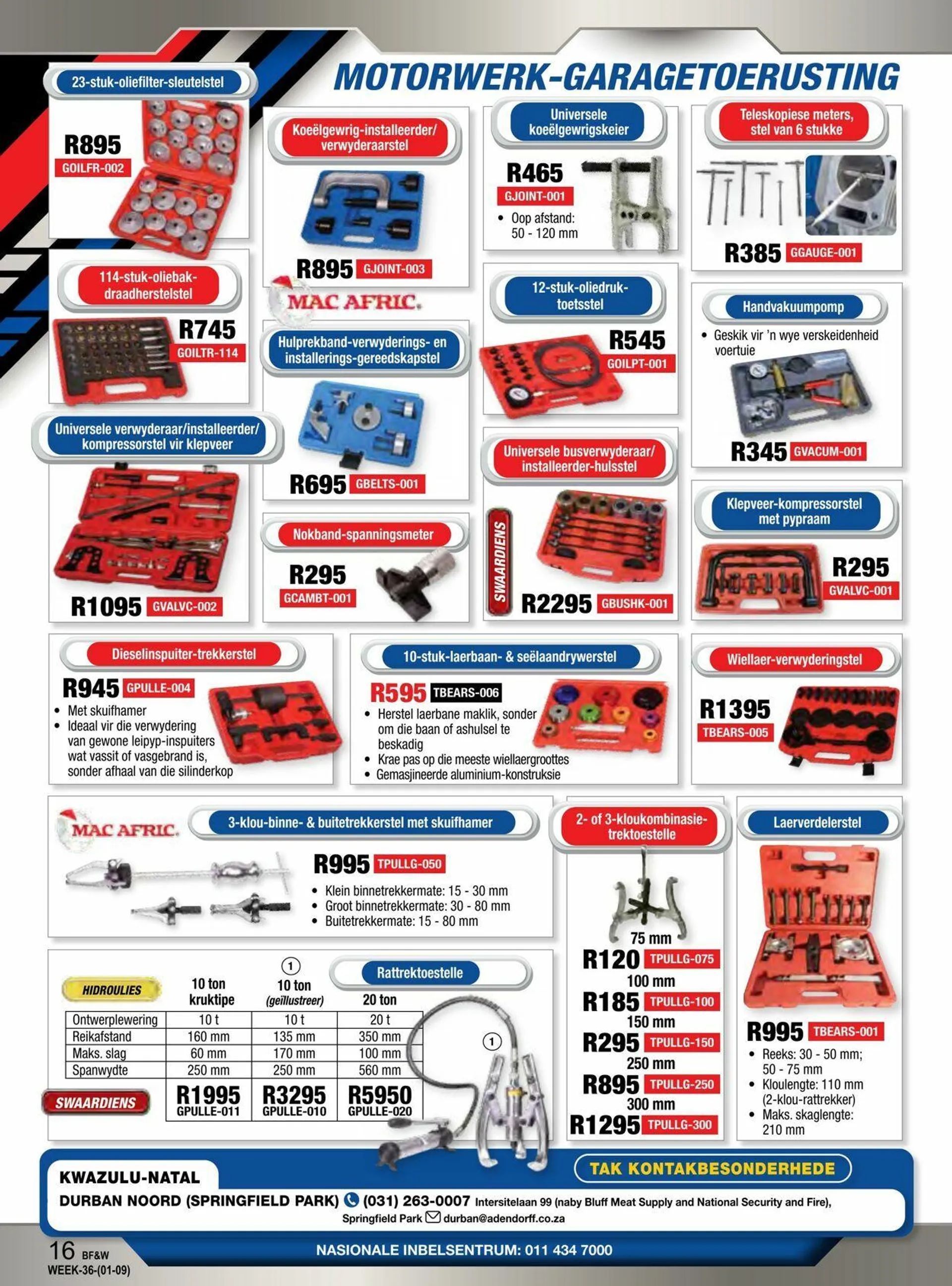 Adendorff Machinery Mart Current catalogue from 2 October to 16 October 2024 - Catalogue Page 18