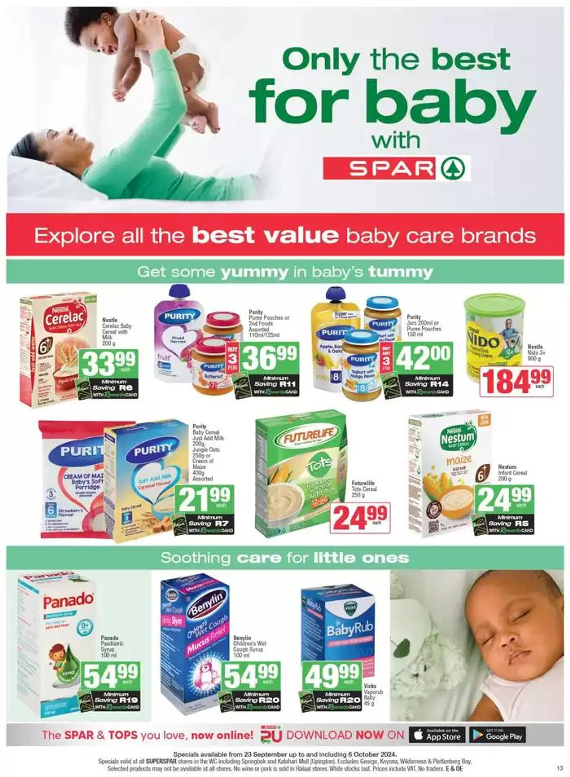 Specials SuperSpar from 24 September to 6 October 2024 - Catalogue Page 13