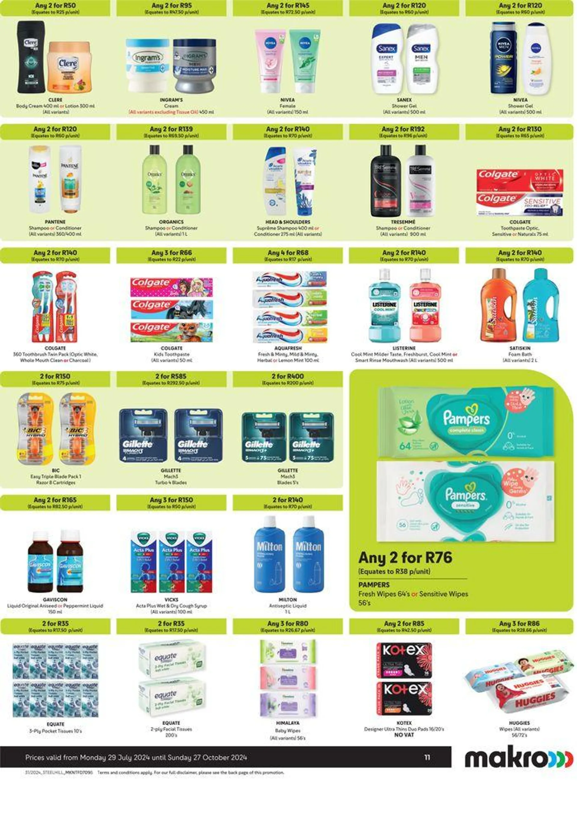 Makro : More 4 Less from 29 July to 27 October 2024 - Catalogue Page 11