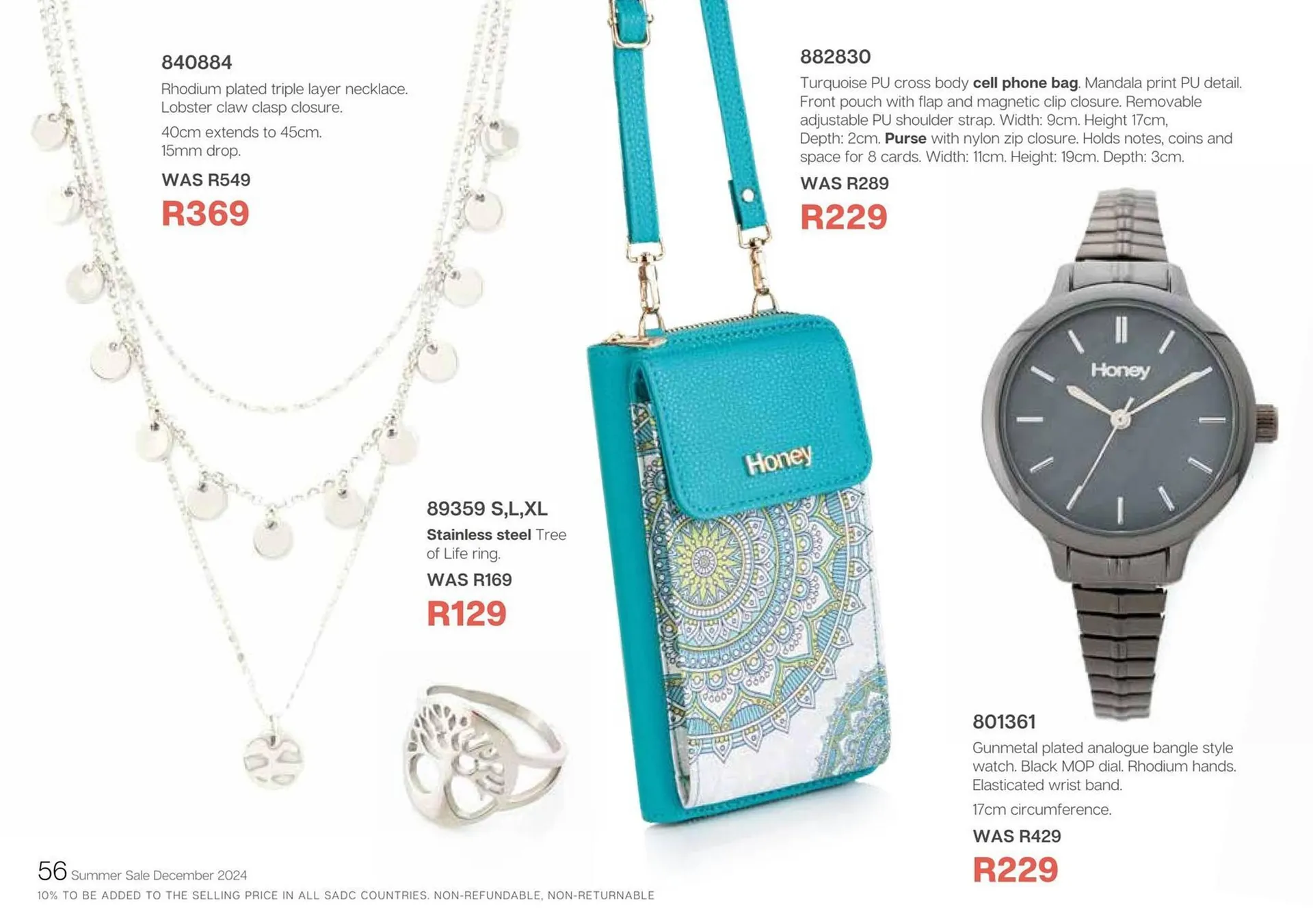 Honey Fashion Accessories catalogue from 19 December to 31 December 2024 - Catalogue Page 135