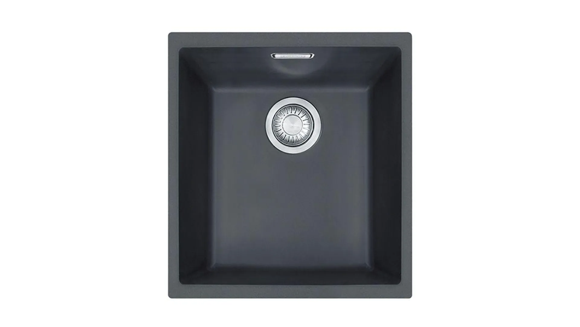 Franke Sirius Carbon Black Tectonite Undermount Kitchen Sink 365 x 440 x 200mm