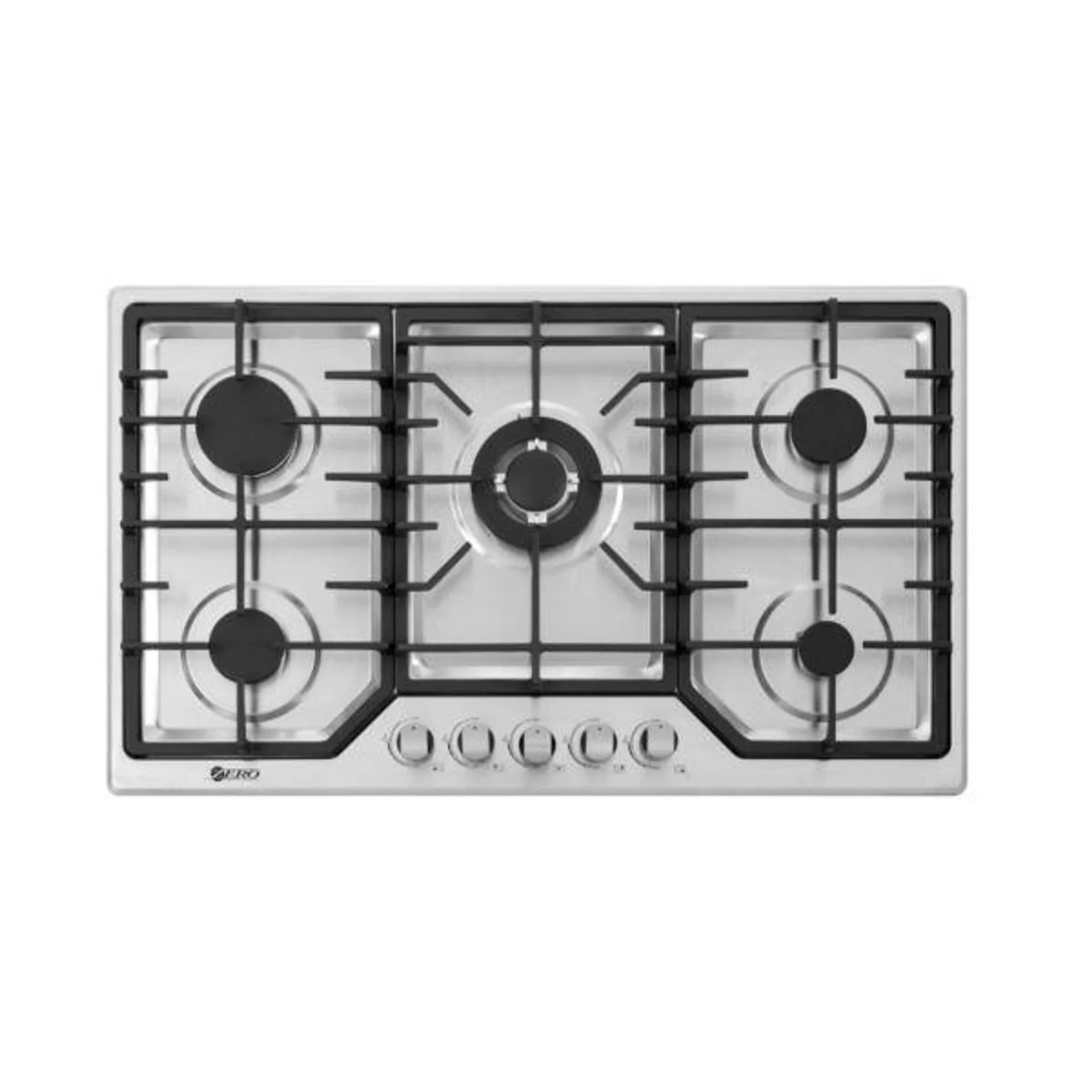 Zero 5 Burner Stainless Steel Top Gas Hob