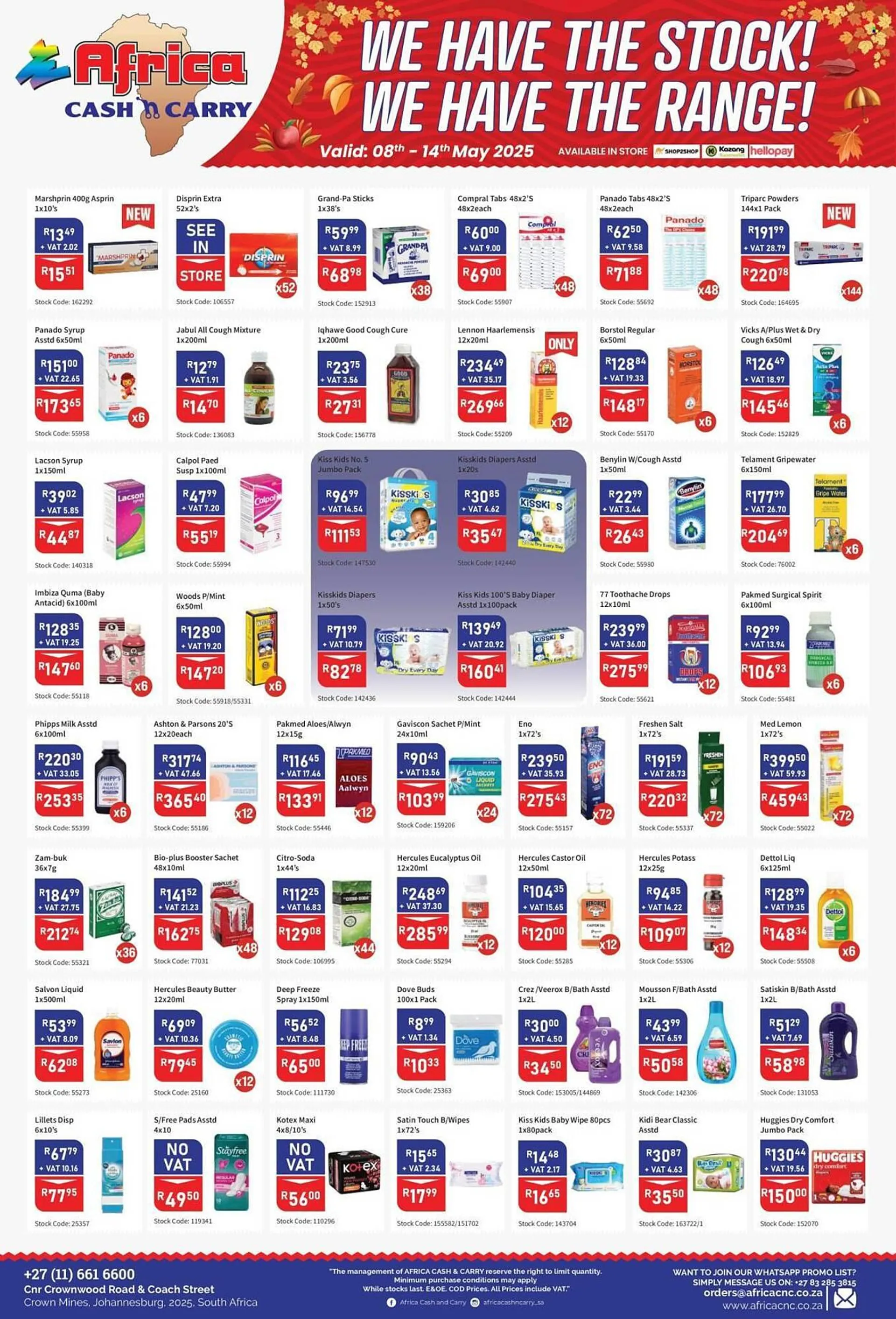 Africa Cash and Carry catalogue from 8 May to 14 May 2025 - Catalogue Page 2