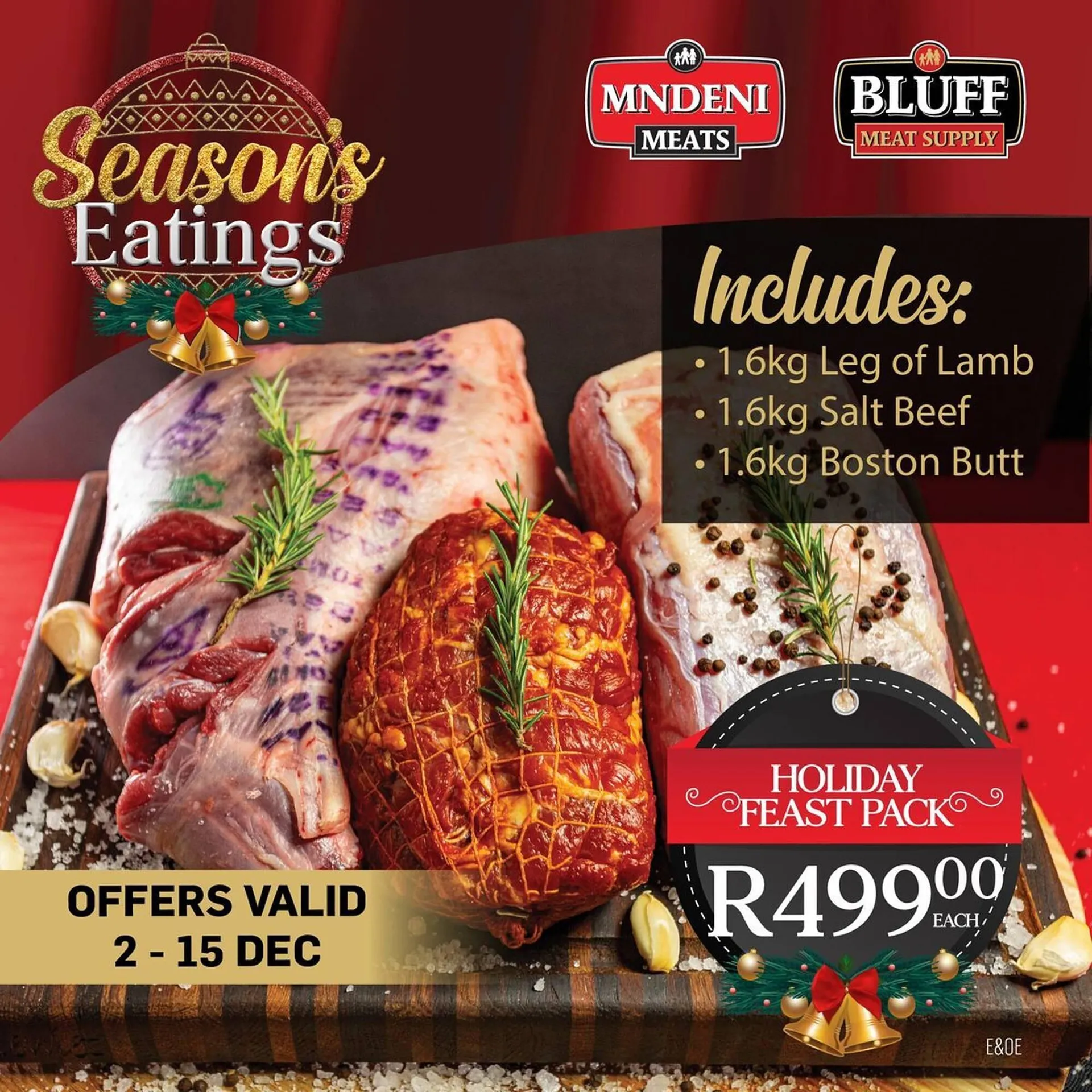 Bluff Meat Supply catalogue from 2 December to 15 December 2024 - Catalogue Page 1