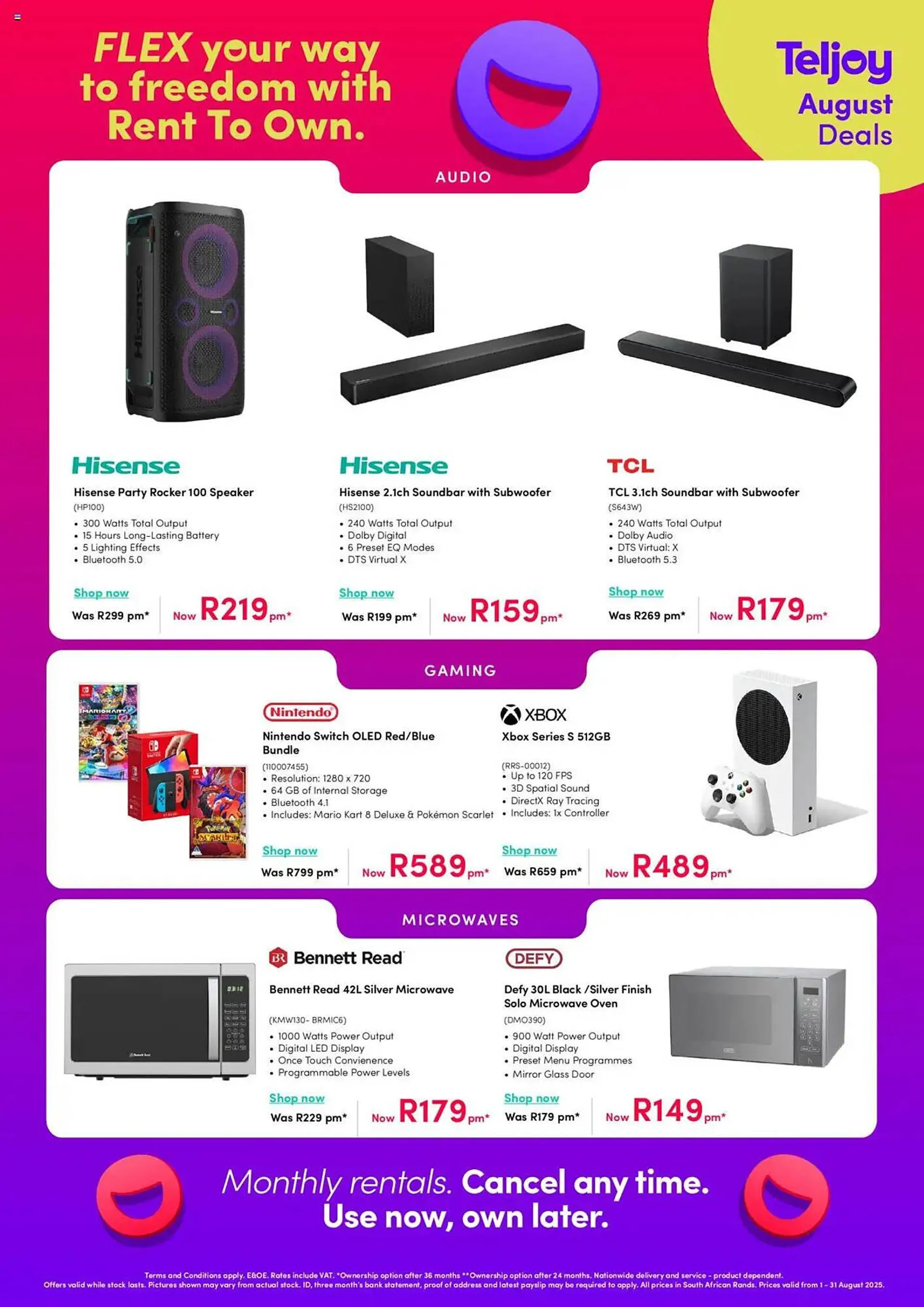 Teljoy catalogue from 1 August to 31 August 2025 - Catalogue Page 1