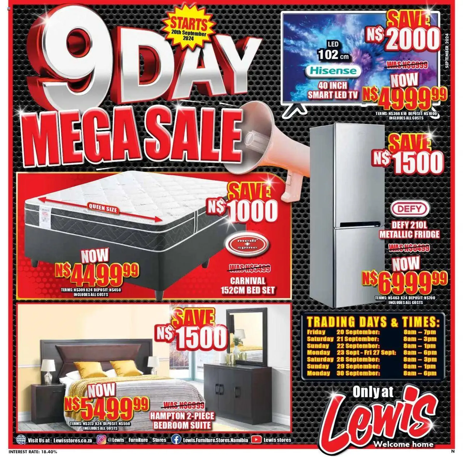 Lewis Stores - Namibia Specials - 0